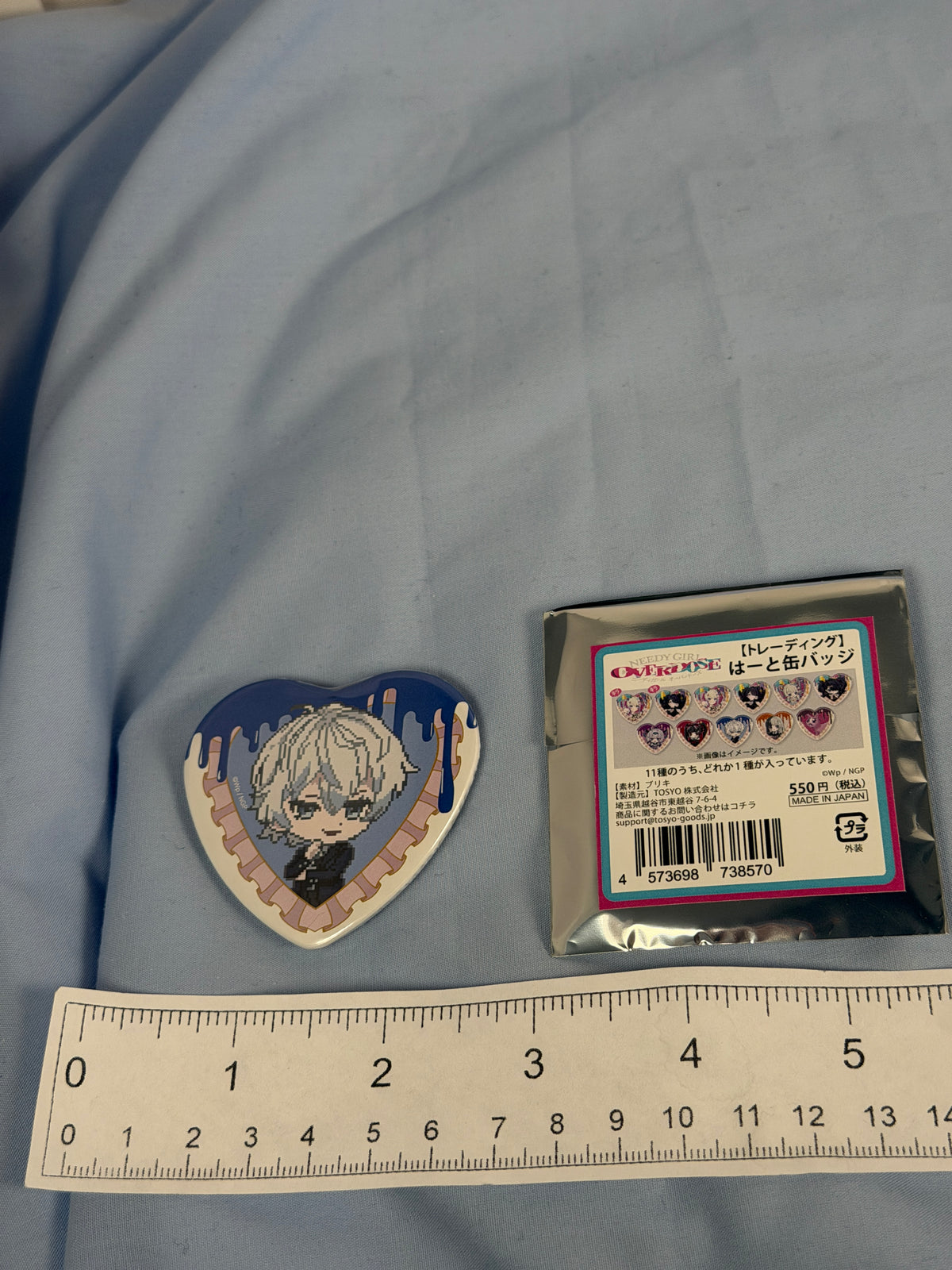 Nechika-sama 8-bit Badge Pin Needy Girl Overdose