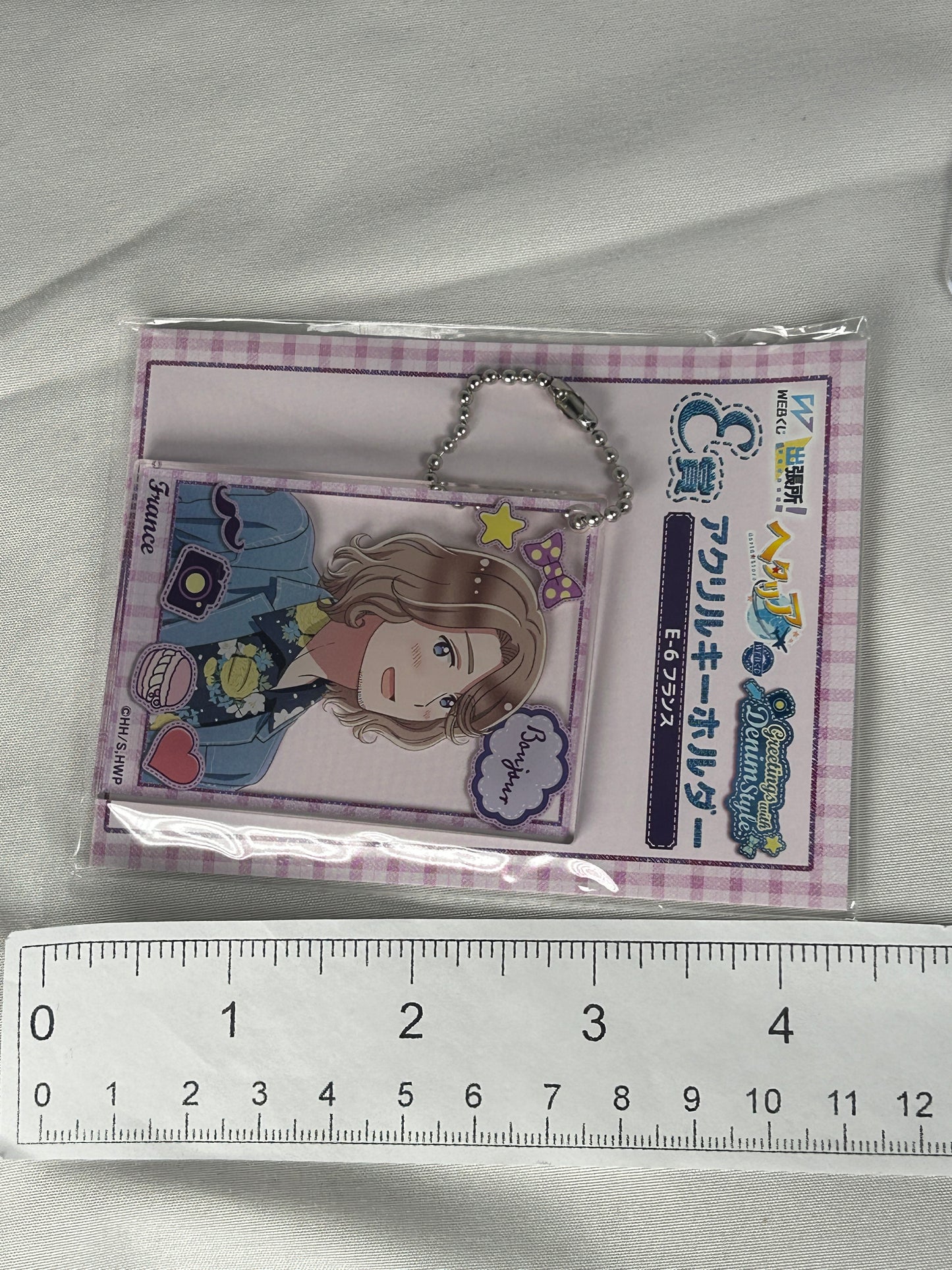 France Acrylic Keychain Greetings With Denim Hetalia World Stars WEB Lottery