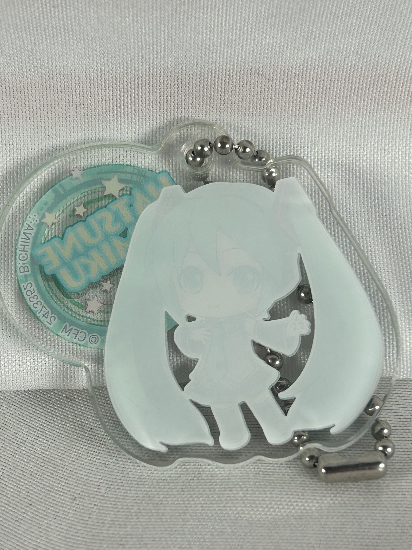 Hatsune Miku Arcylic Plate Mascot Keychain B Ver
