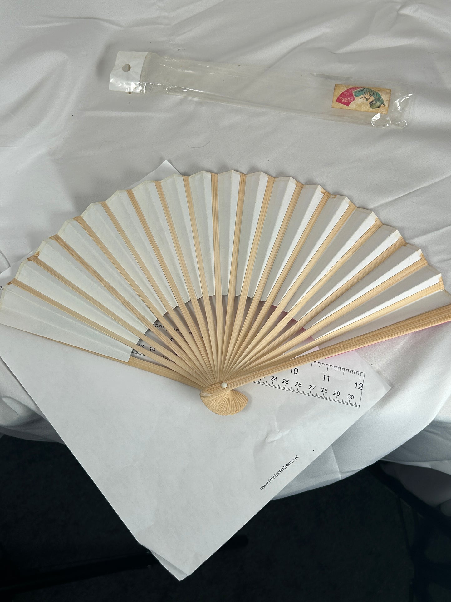 Hatsune Miku Paper Fan by Kanzaki Hiro 2012
