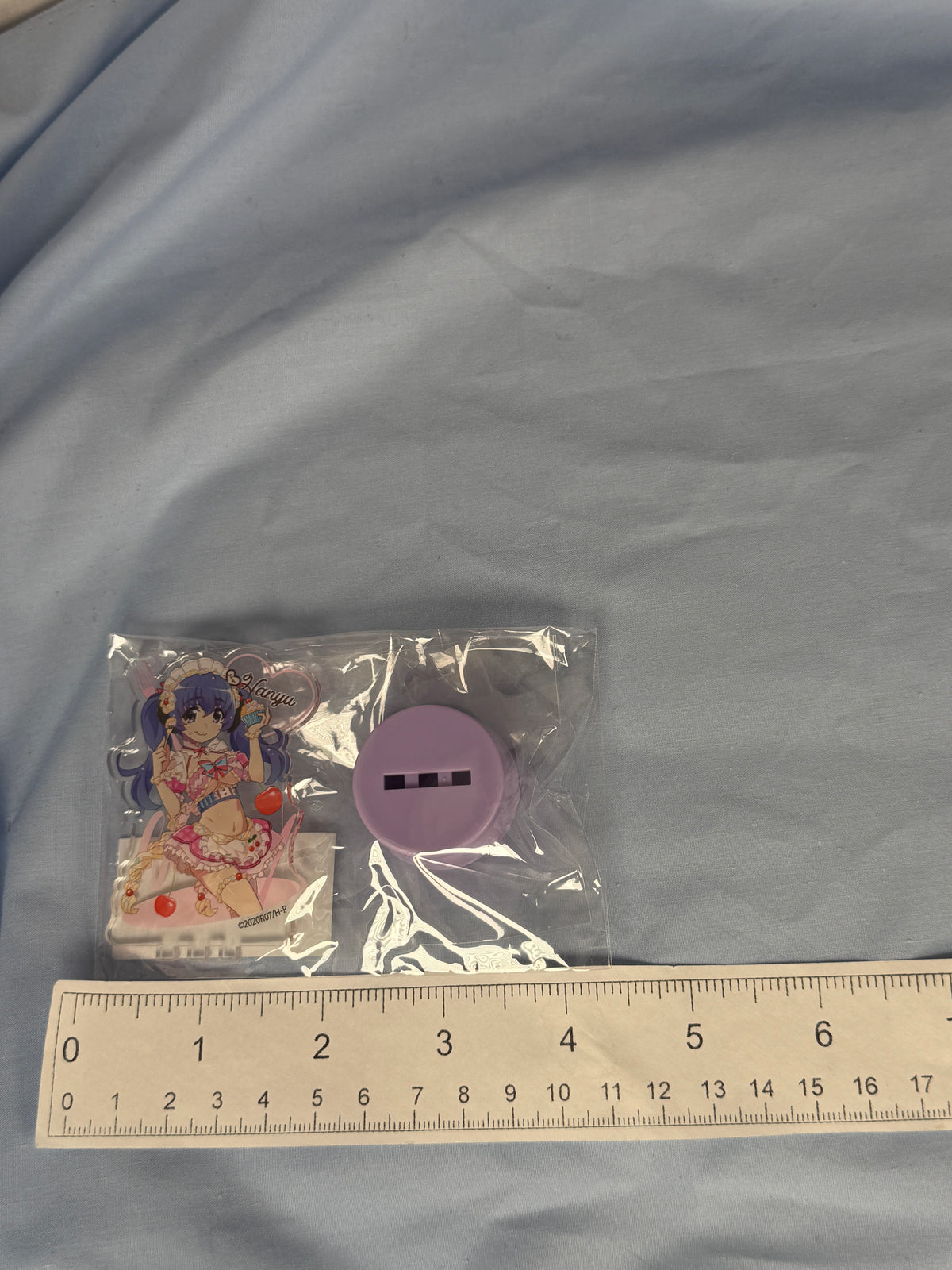 Hanyuu Bottle Lid Acrylic Higurashi When They Cry Moe Moe Café Lottery Prize D