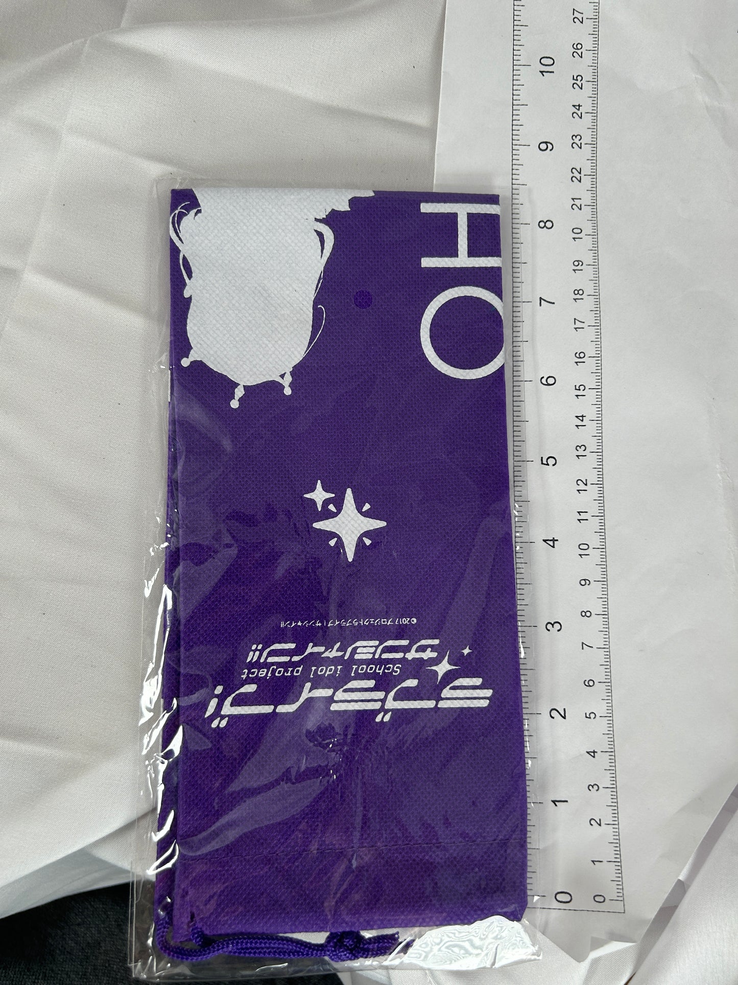 Ohari Mari Draw String Bag Love Live Aqours Purple