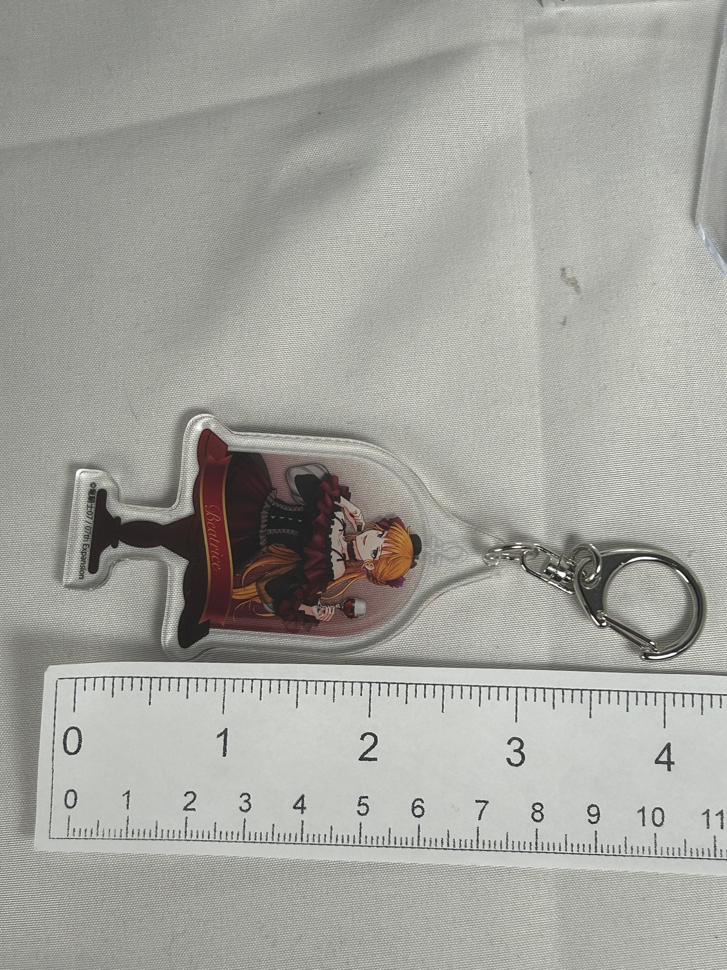 Beatrice Dolce Ver Vase Acrylic Keychain Umineko When They Cry A3