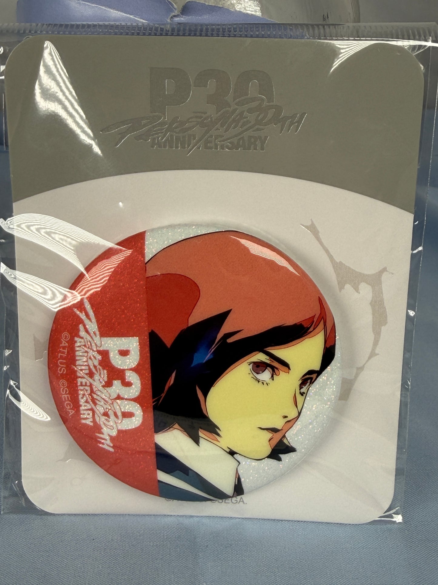Tatsuya Suou Can Badge Persona 2 Innocent Sin 30th Anniversary KV