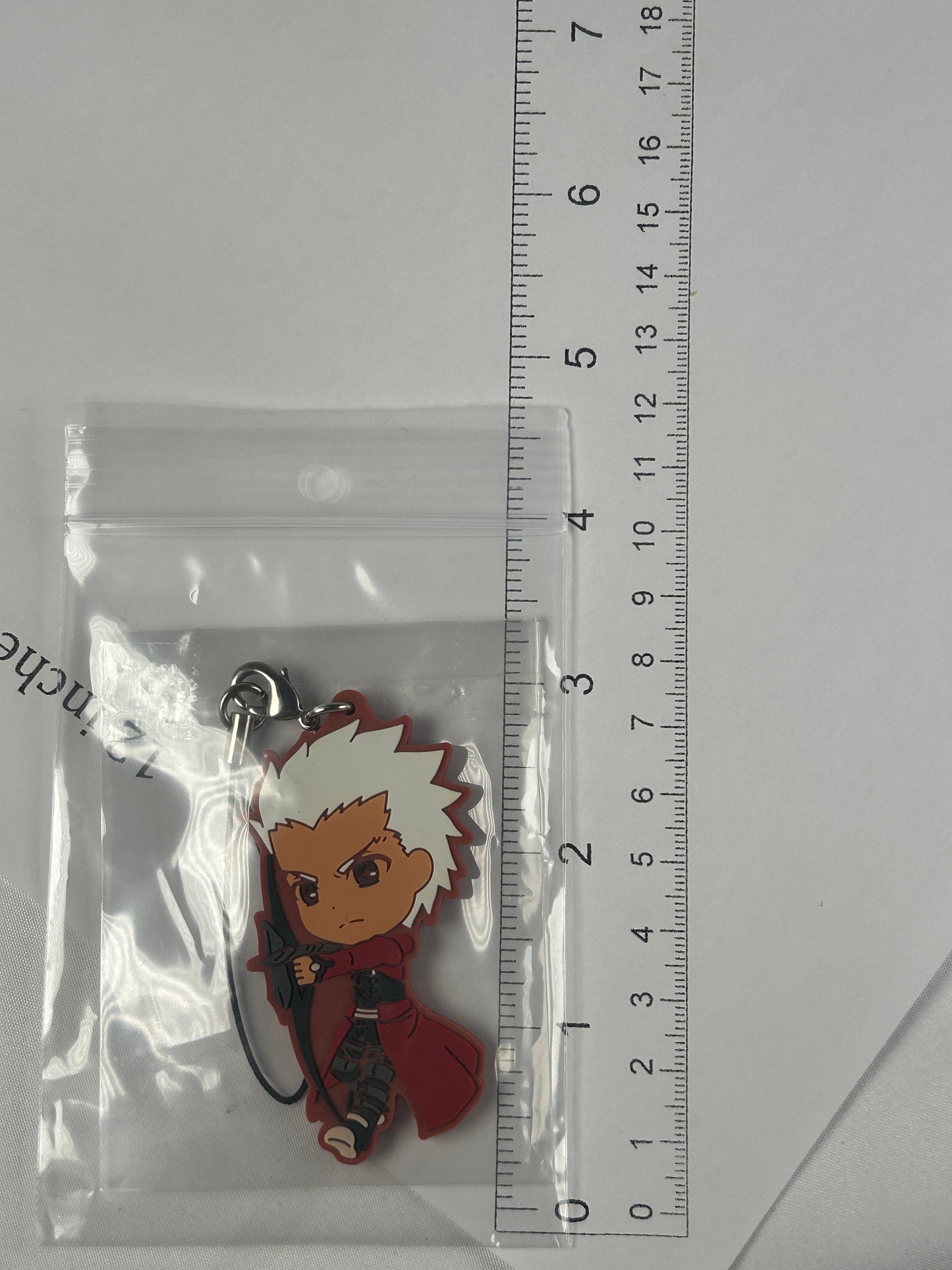 Archer Rubber Strap Keychain Fate Stay Night Unlimited Blade Works Banpresto