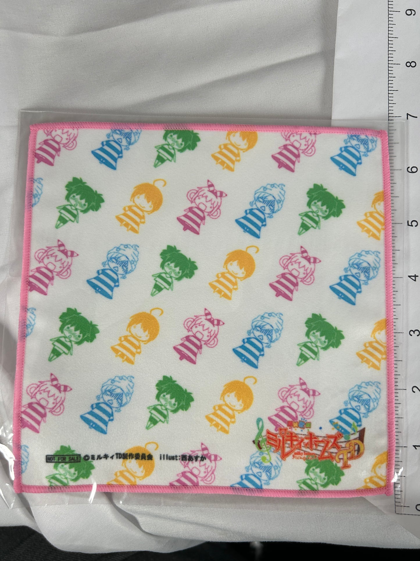 Chibi Milky Holmes Cast Decorative Hand Towel