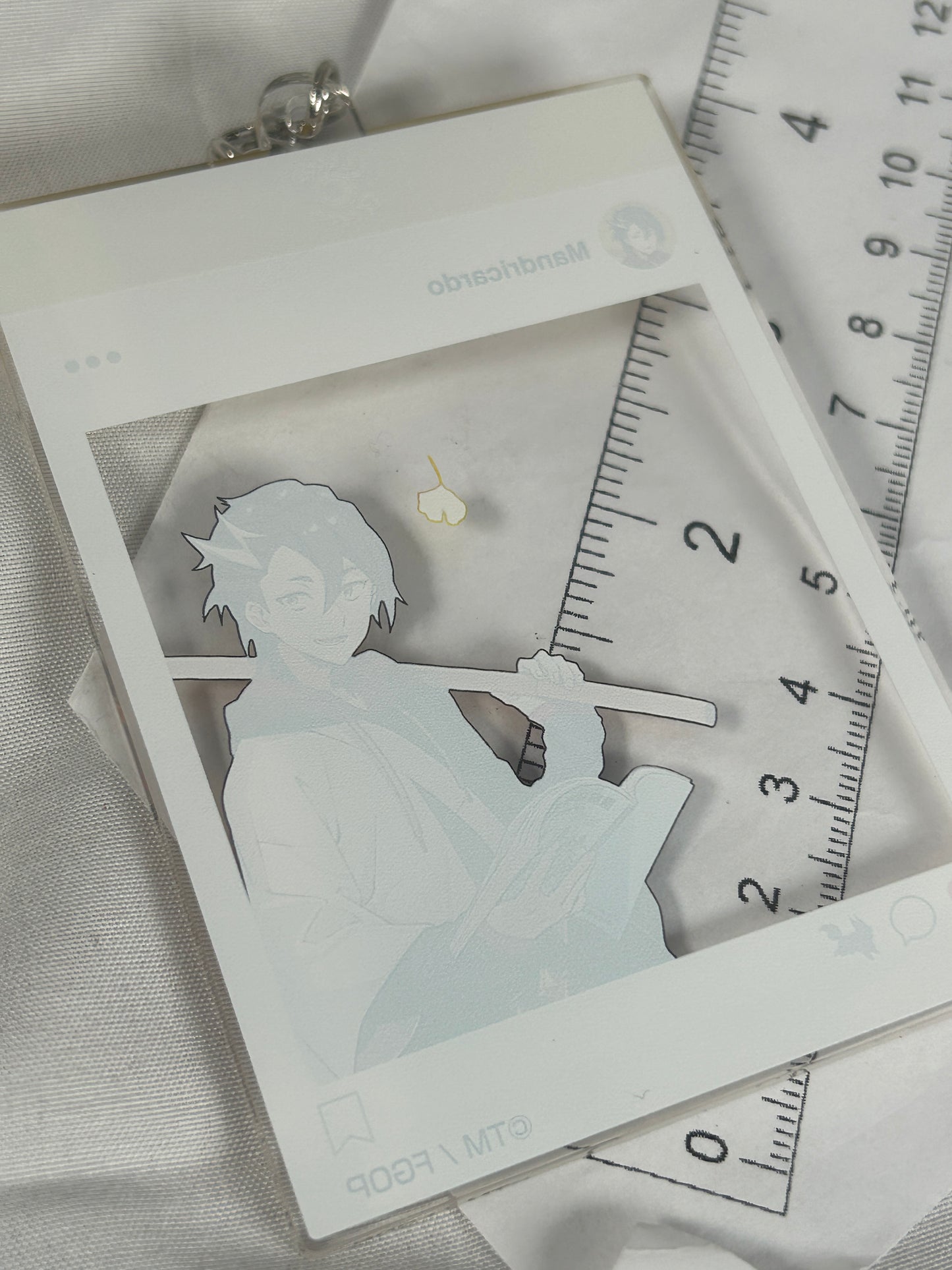 Mandricardo Instagram Acrylic Keychain