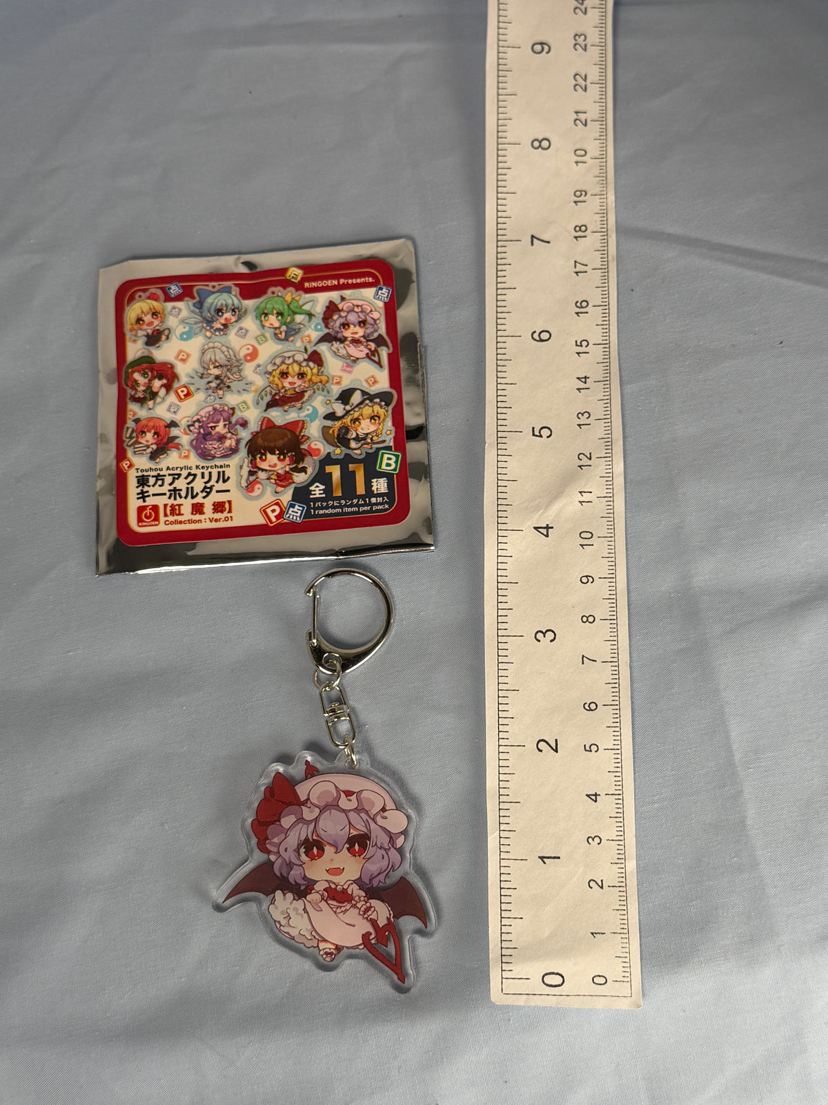 Remilia Scarlet Acrylic Keychain Touhou Project Ringoen Illustration