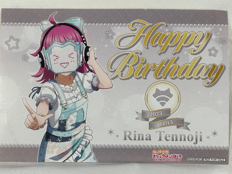 Rina Tennoji Birthday Celabration Card Love Live