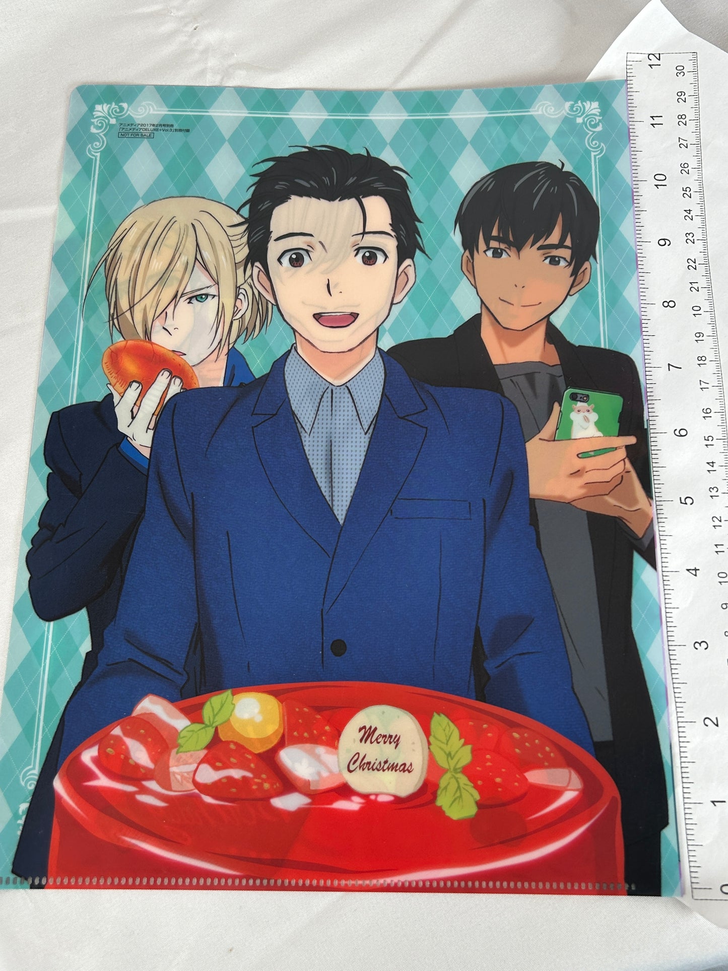 Yuri on Ice Birthday Clear File Animedia Deluxe 2017