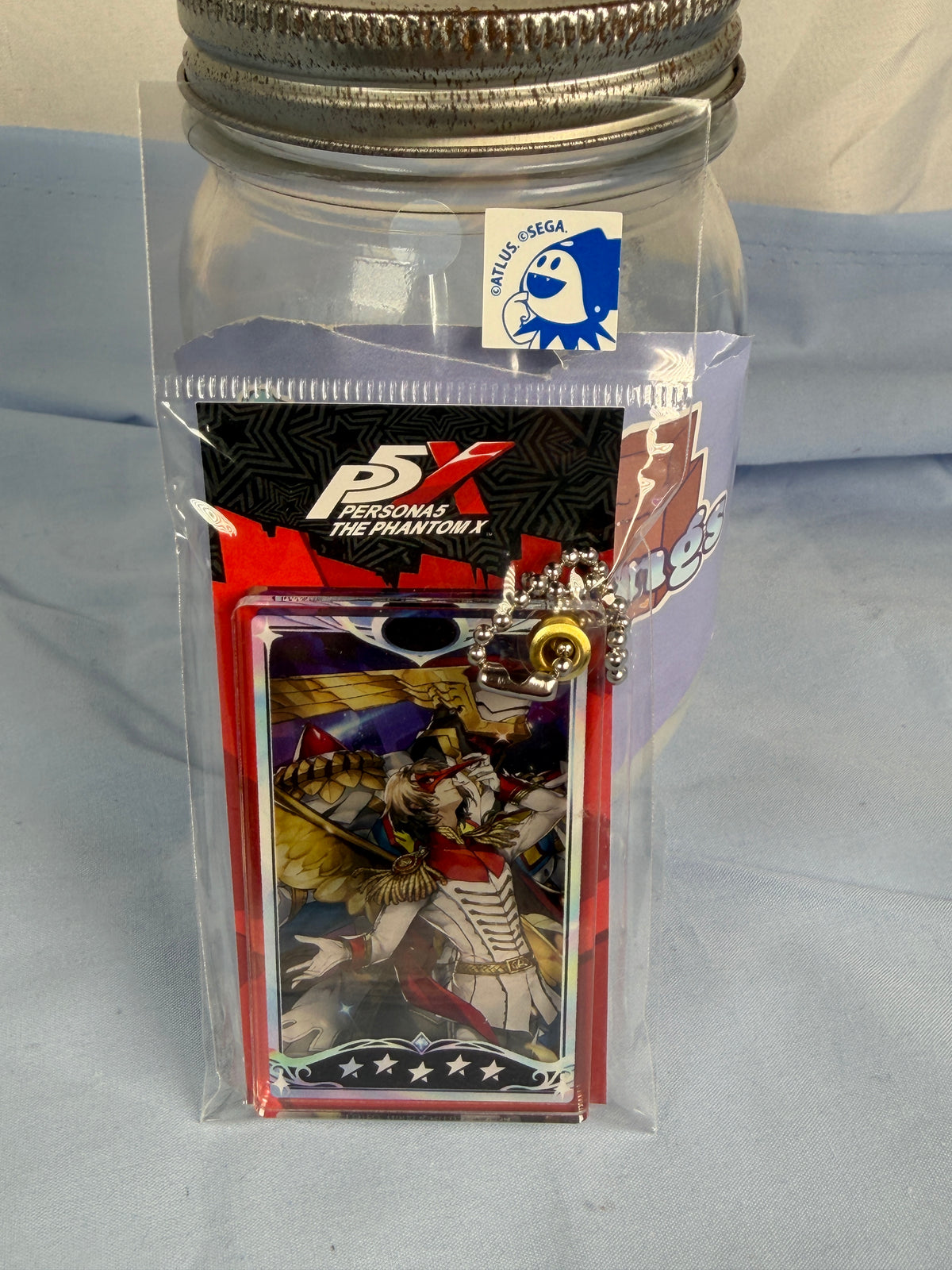 Akechi Goro Crow Gacha Square Acrylic Keychain Persona 5 The Phantom X