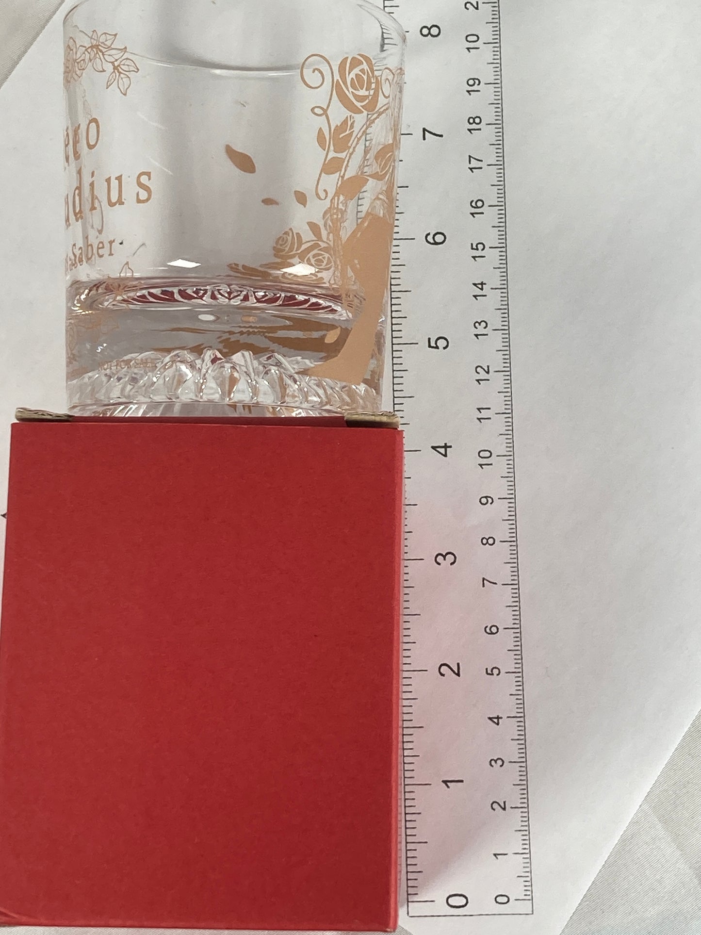 Nero Claudius Saber Rocks Lowball Glass Fate Extra