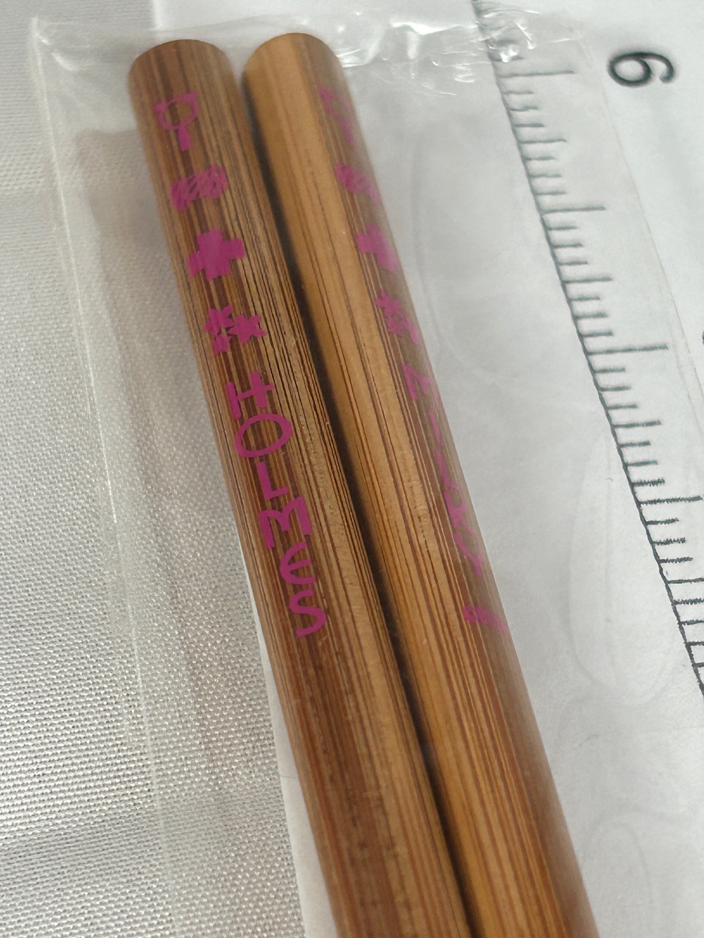 Yuzurizaki Nero Decorative Chopsticks Set Milky Holmes