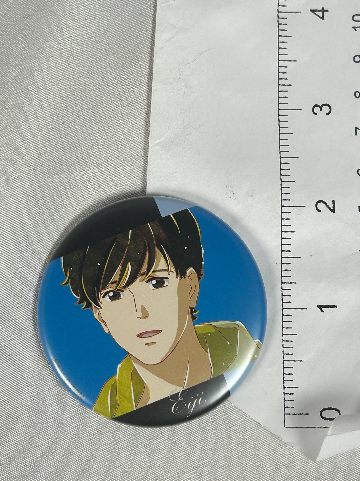 Eiji Okumura Smiling Can Badge Ani-Art Banana Fish arma bianca
