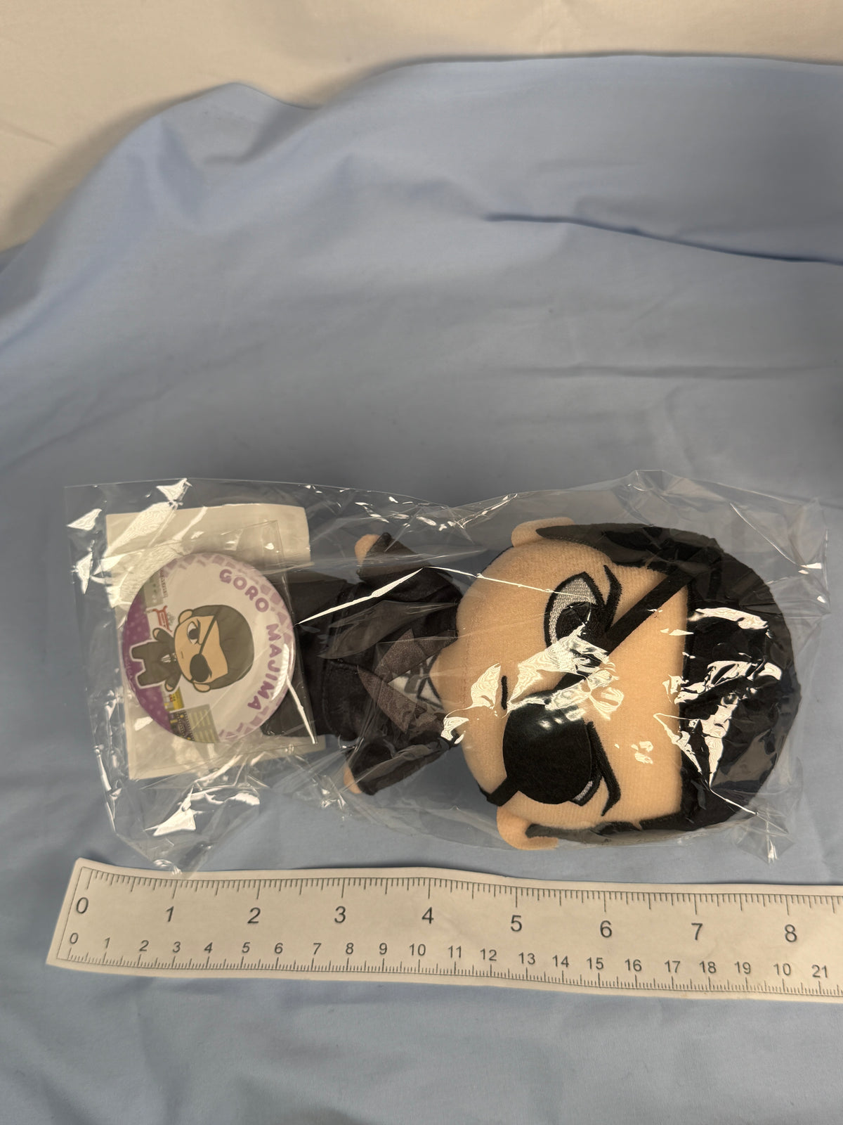 Goro Majima Plushie and Can Badge Yakuza 0 SEGA