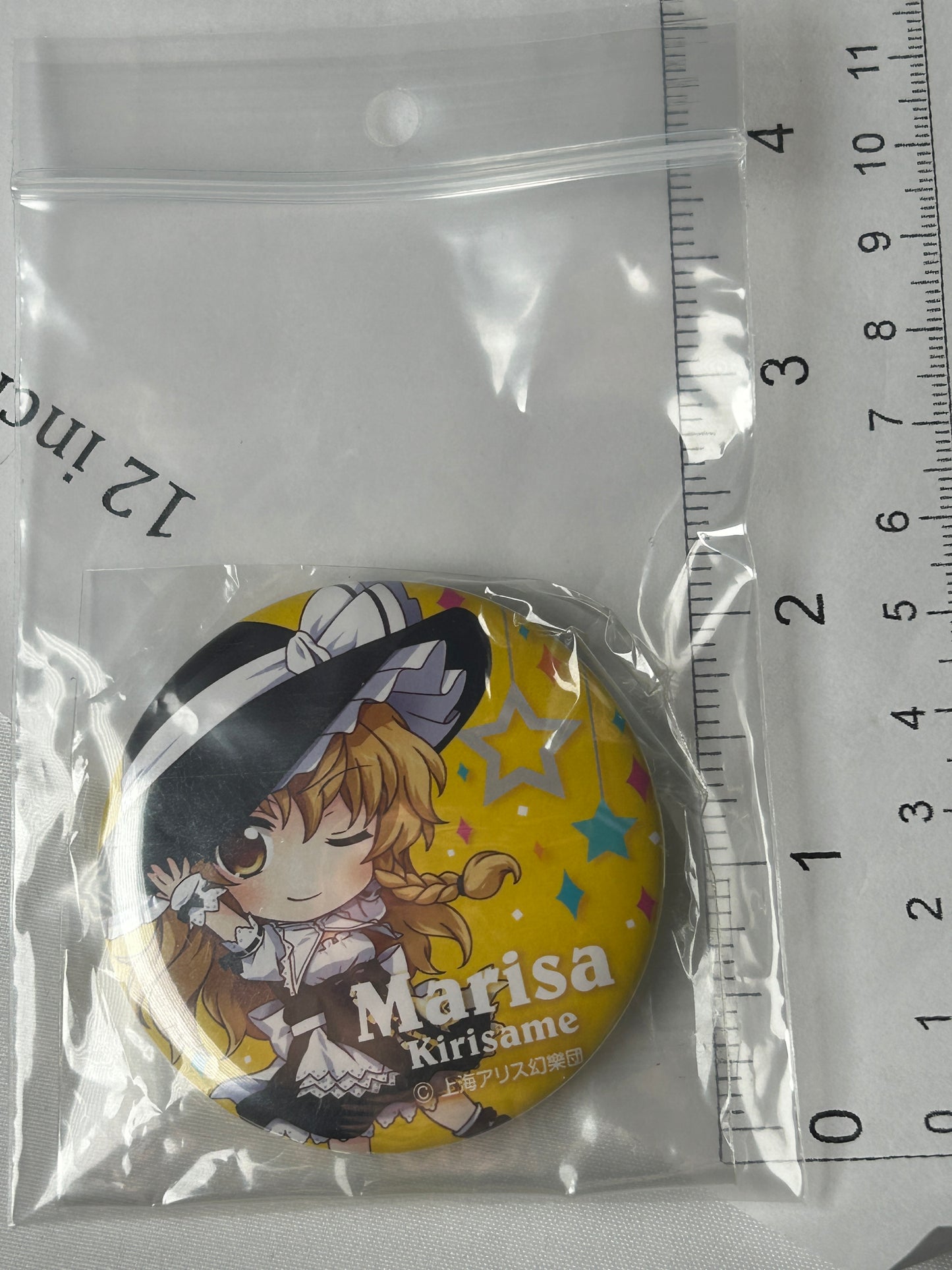 Marisa Kirisame Licensed Can Badge Touhou Project