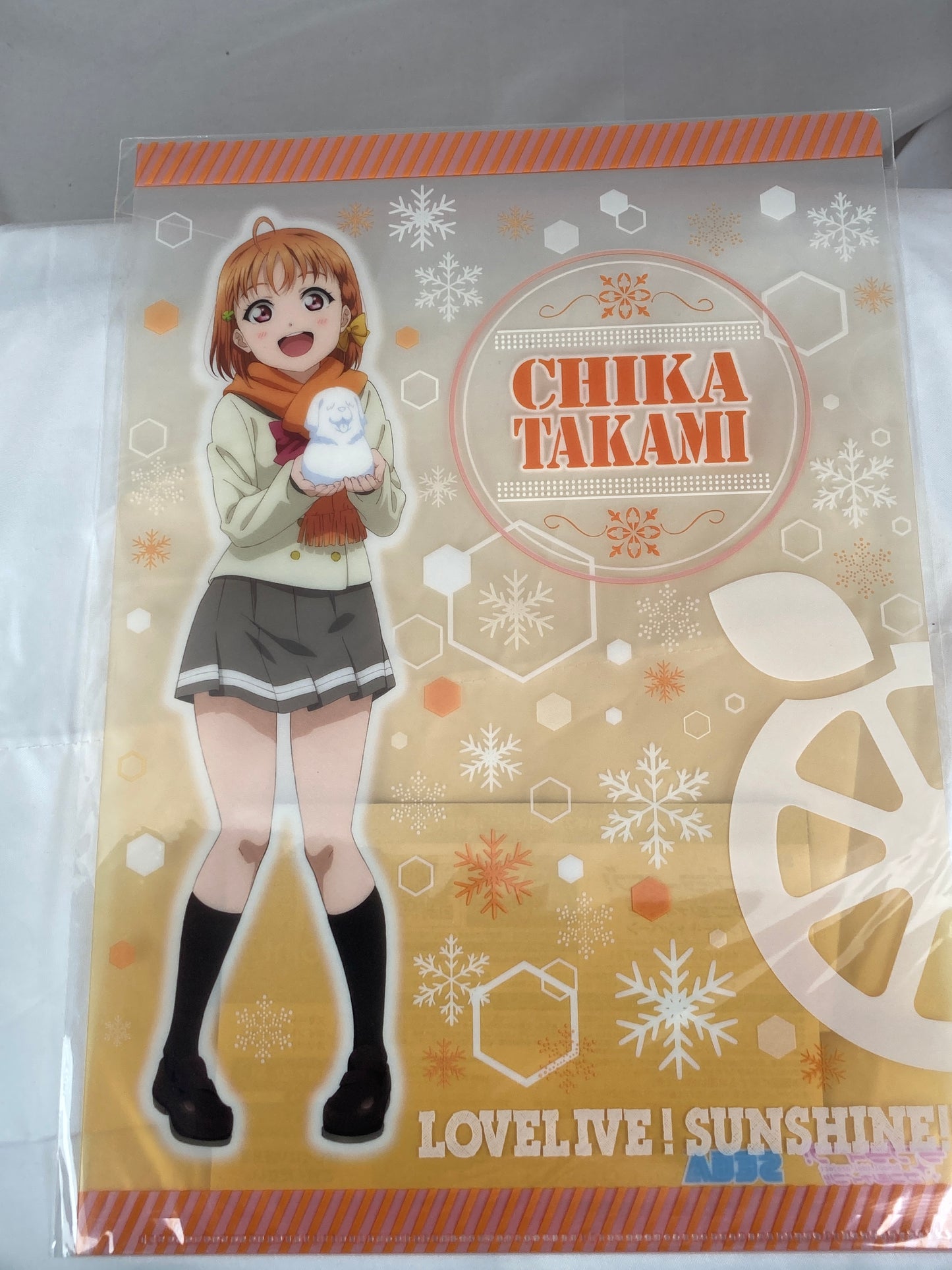 Chika Takami Winter Wear Clear File Love Live Sunshine The Movie