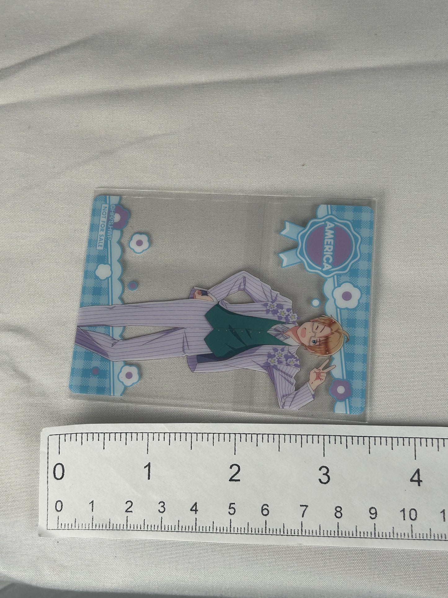 America Flower Parade Ver. Transparent Card Hetalia World Stars Medicos