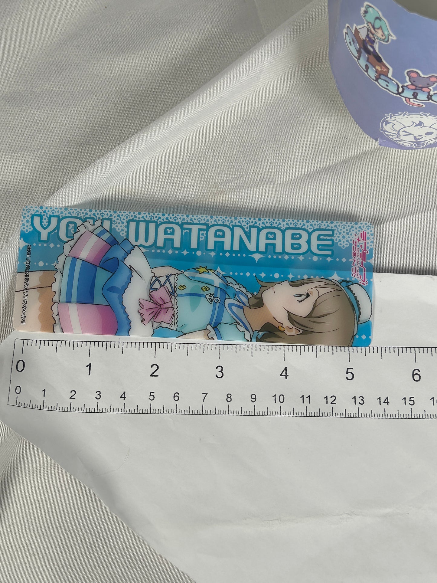 You Watanabe Is Your Heart Shining Plastic Bookmark Love Live Aqours Sunshine