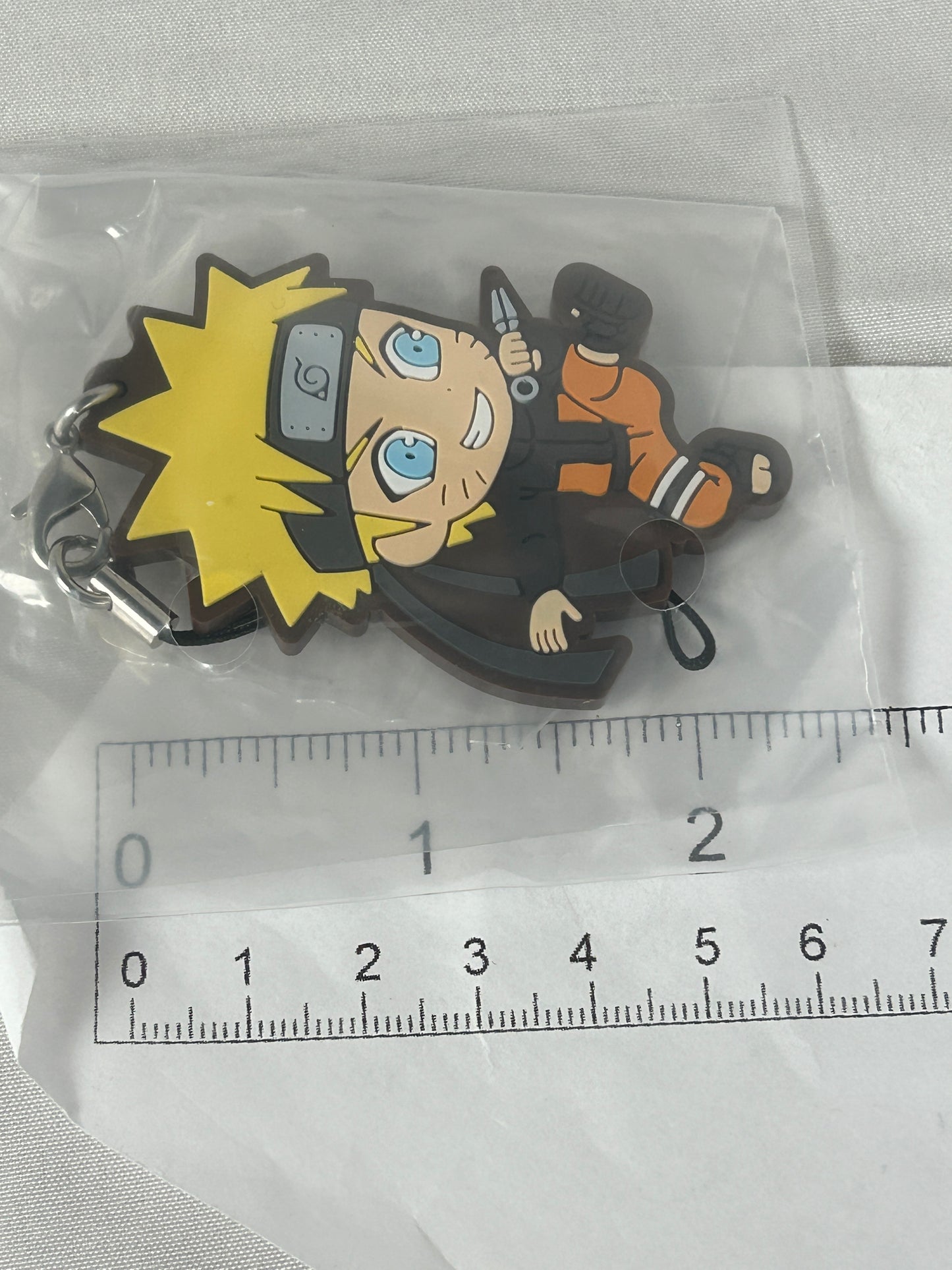 Naruto Uzumaki Shippuden Rubber Keychain Naruto Next Generations Ichiban Kuji G Prize