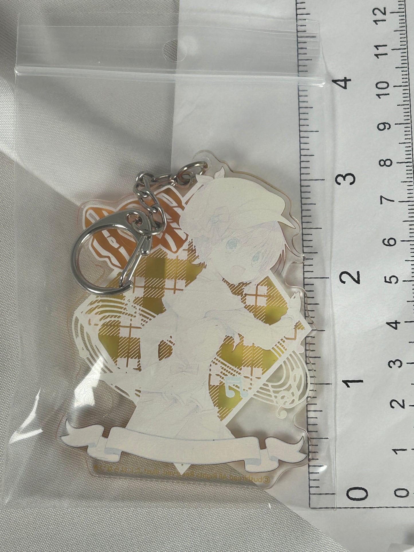 Yuzurizaki Nero Portrait Acrylic Keychain Milky Holmes