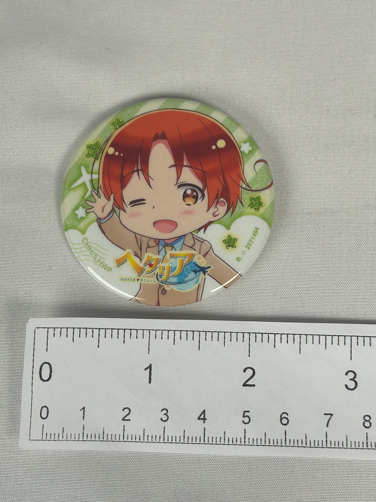 Italy Can Badge Pin Hetalia World Stars Capsule Collection