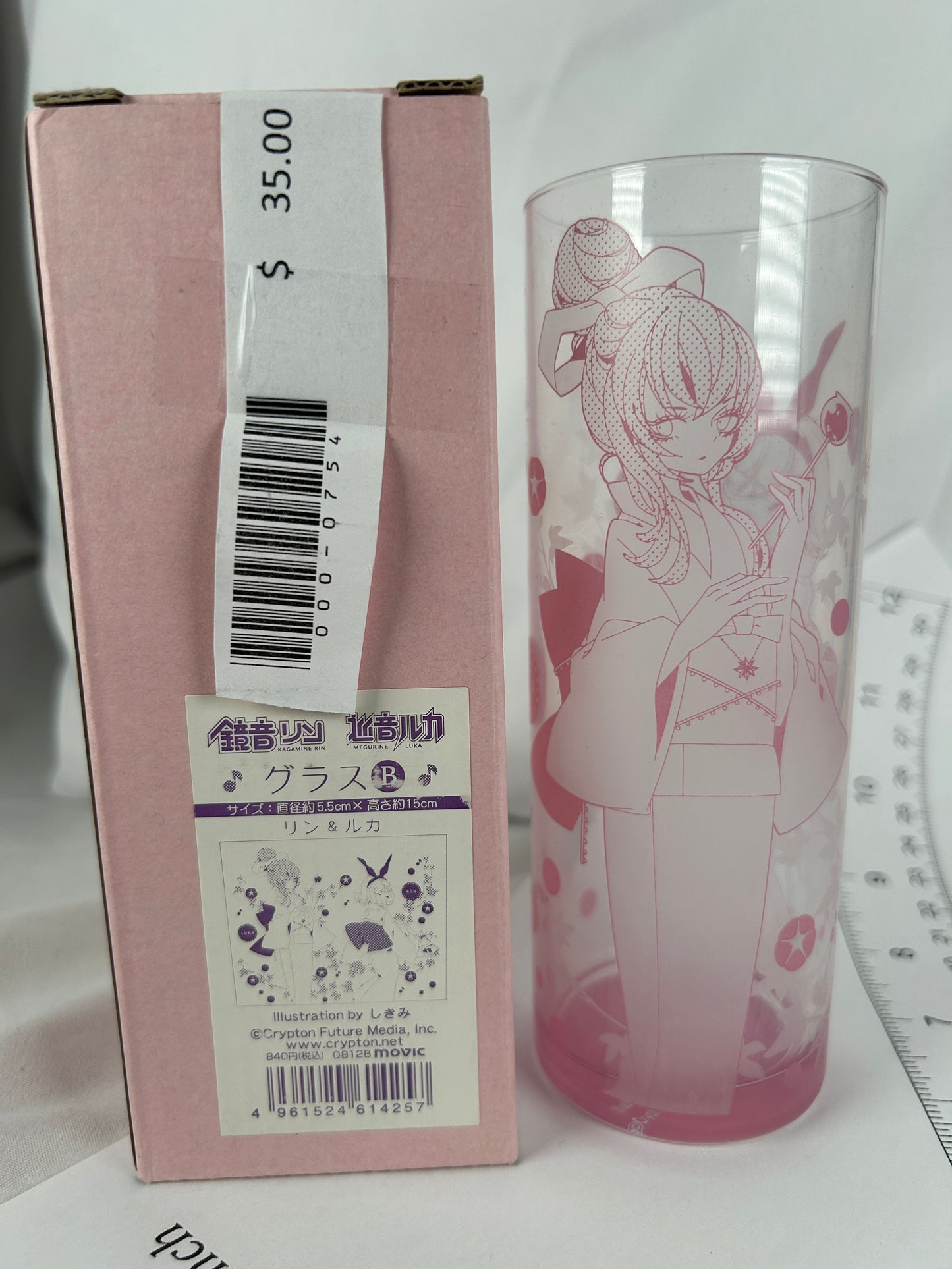 Kagamine Rin Megurine Luka Yukata Glass Cup