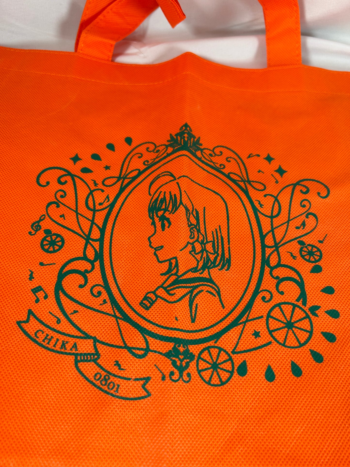Chika Takami Orange Resuable Tote Bag Love Live Aquors