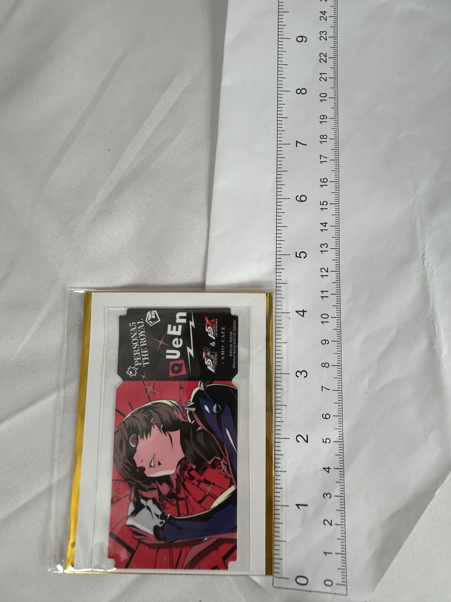 Queen Makoto Niijima All Out Attack Ticket Persona 5 Royal Amo Café