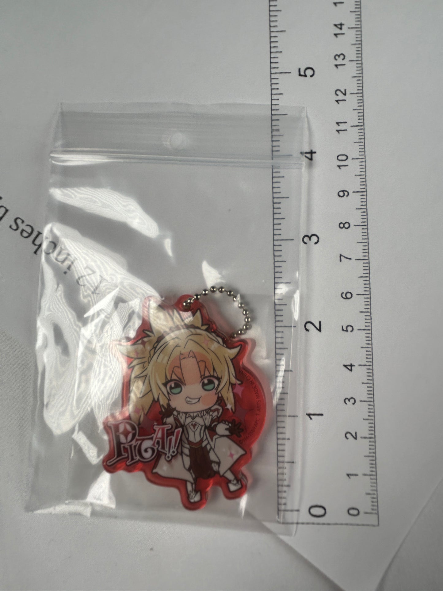 Mordred Saber of Red Pita! Acrylic Keychain Fate Apocrypha