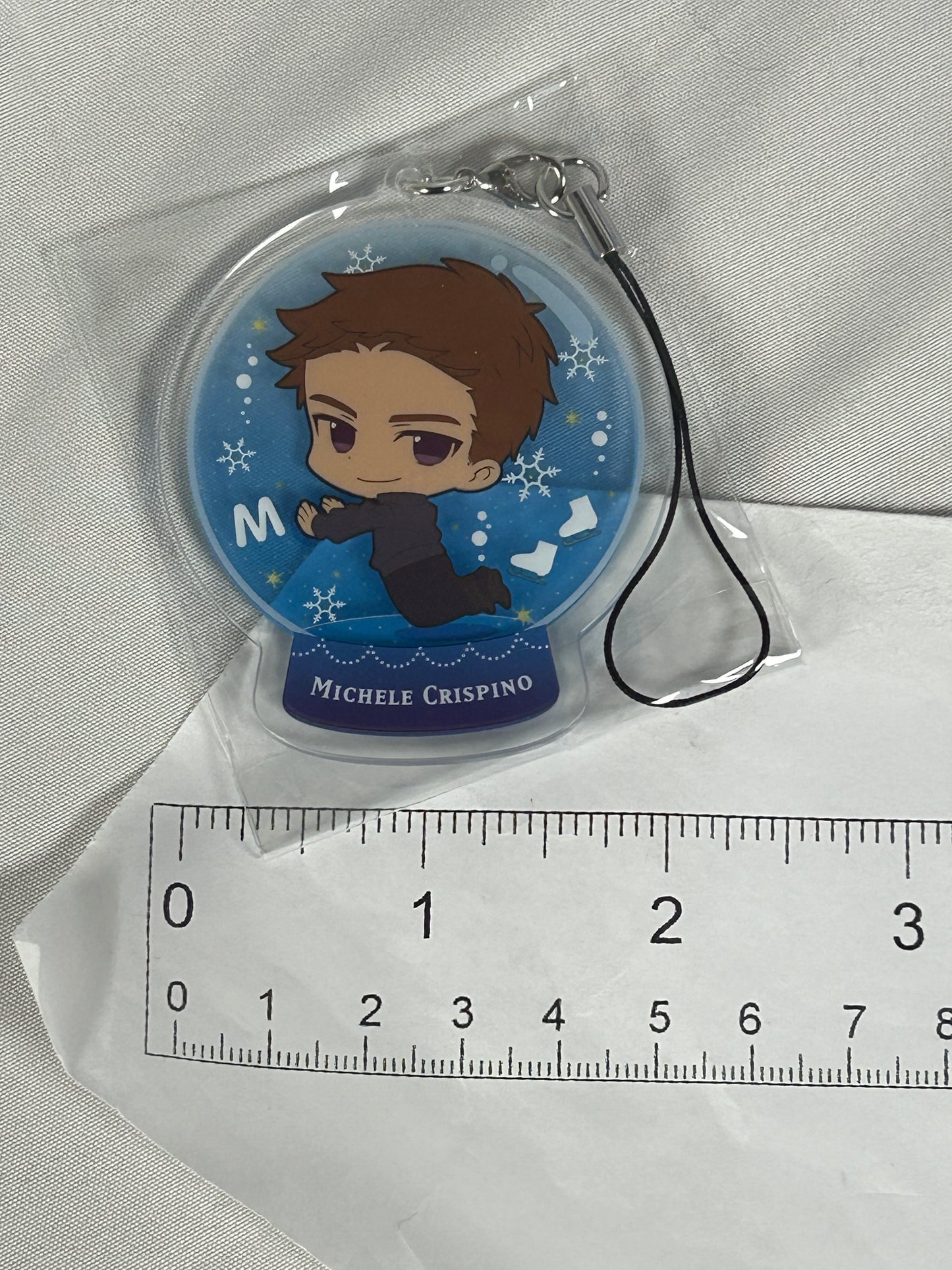 Michele Crispino Snowglobe Acrylic Keychain Yuri on Ice Chararium