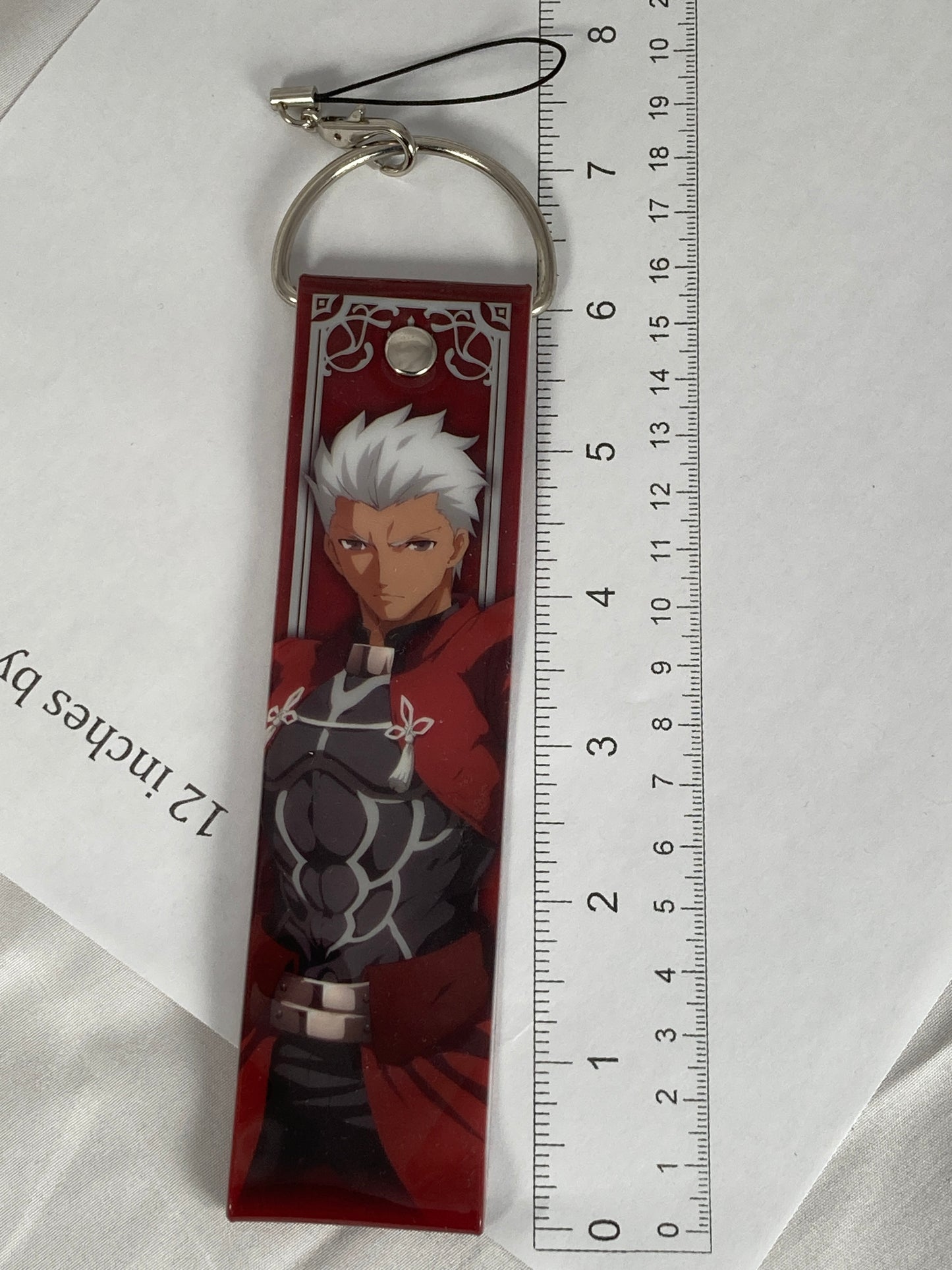 Archer Emiya Tag Keychain Fate Stay Night Unlimited Blade Works