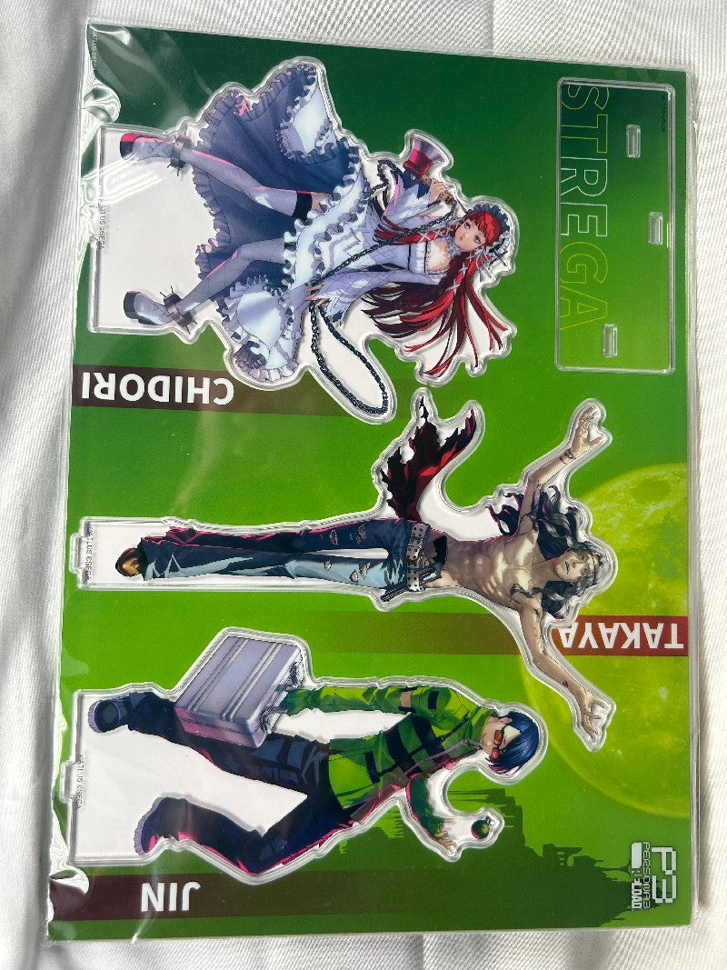 Chidiori, Takaya, Jin Acrylic Stand Set Persona ATLUS Strega