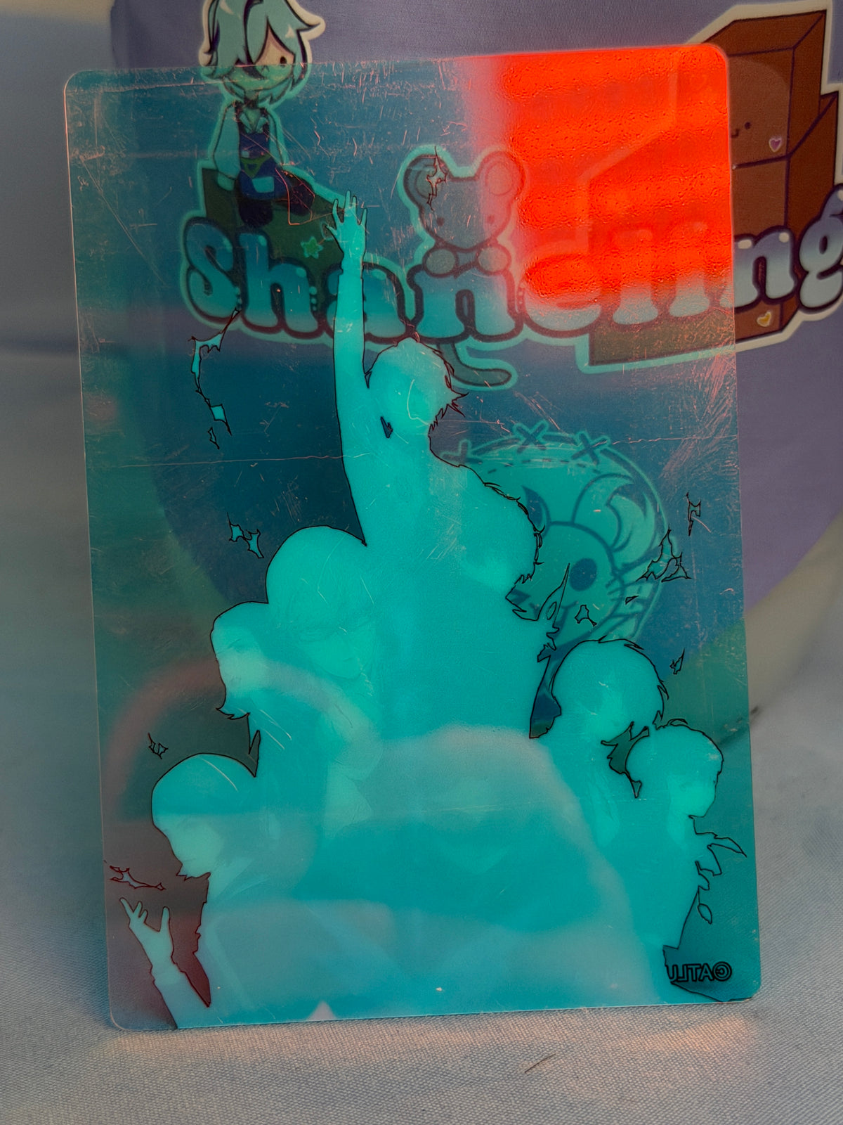 Persona 30th Anniversary Protagonists Holographic Transparent Card