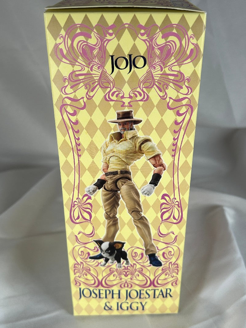 Joseph Joestar and Iggy Part 3 Super Action Statue Stardust Crusaders
