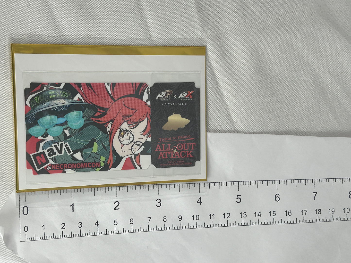 Oracle Futaba Sakura All Out Attack Ticket Persona 5 Royal Amo Café