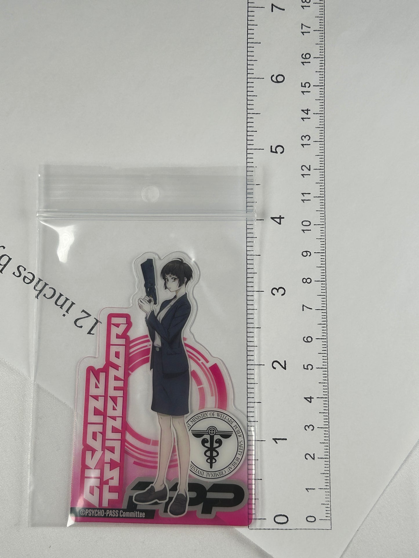 Akane Tsunemori Die-Cut Card Daiso Psycho Pass