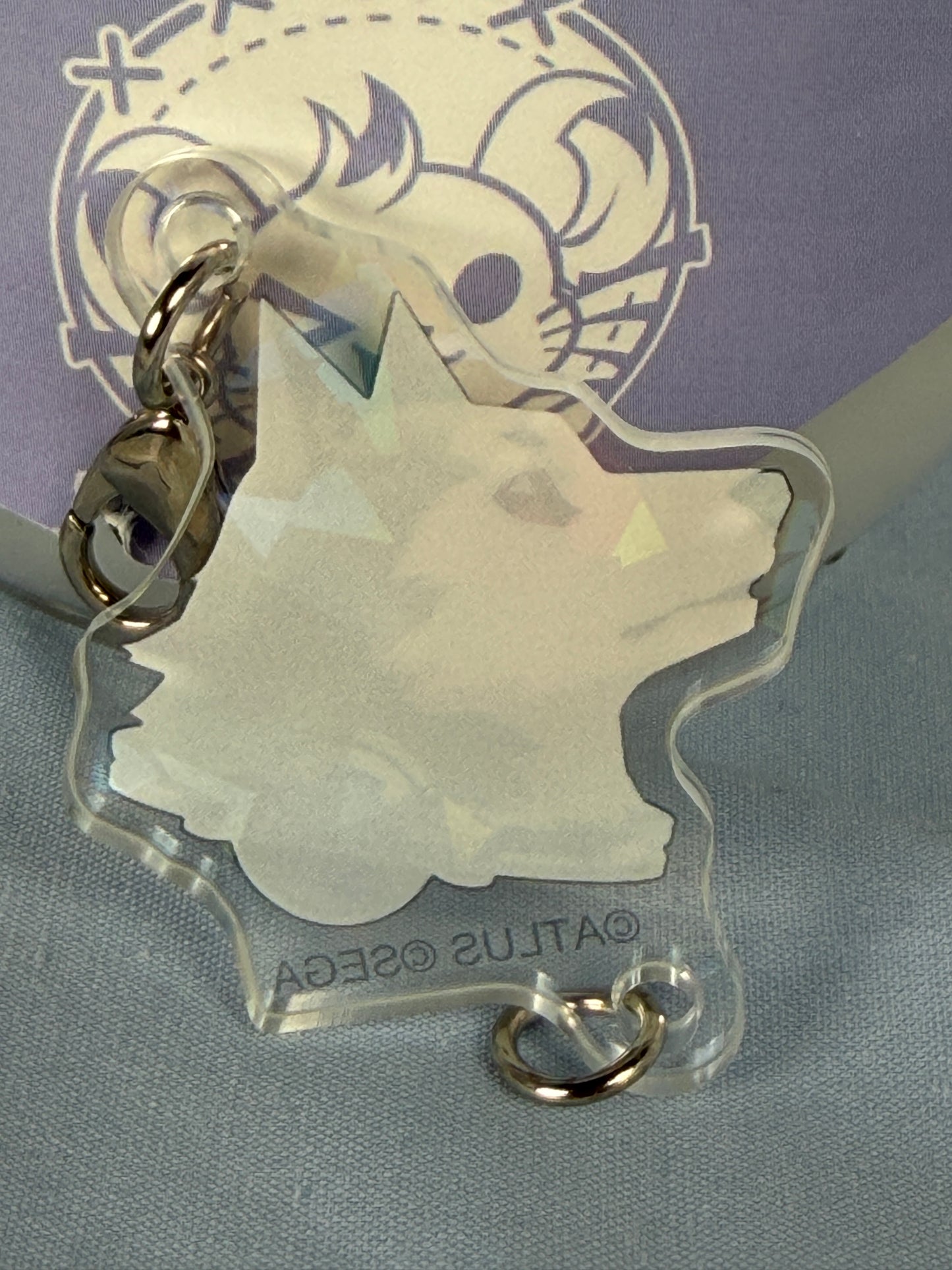 Koromaru Battle Icon Acrylic Keychain Charm Persona 3 Reload