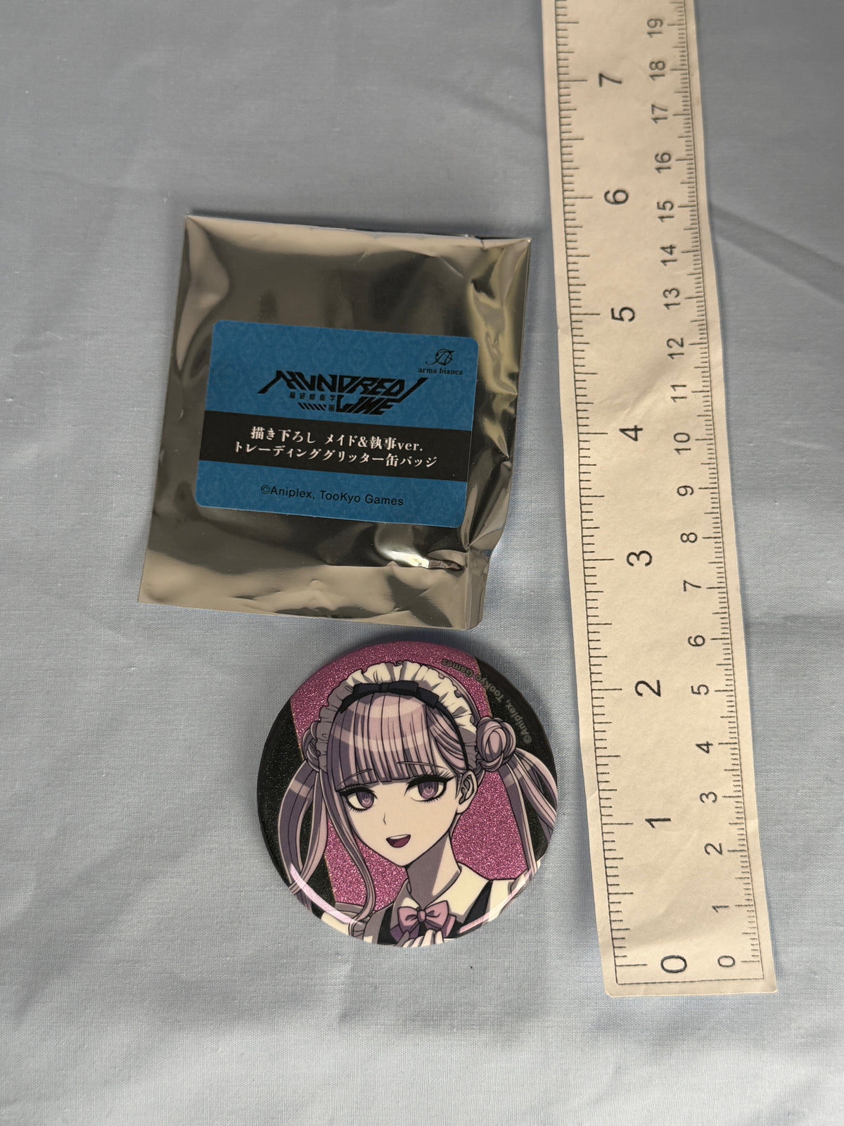 Kako Tsukumo Maid Can Badge Pin The Hundred Line Arma Bianca