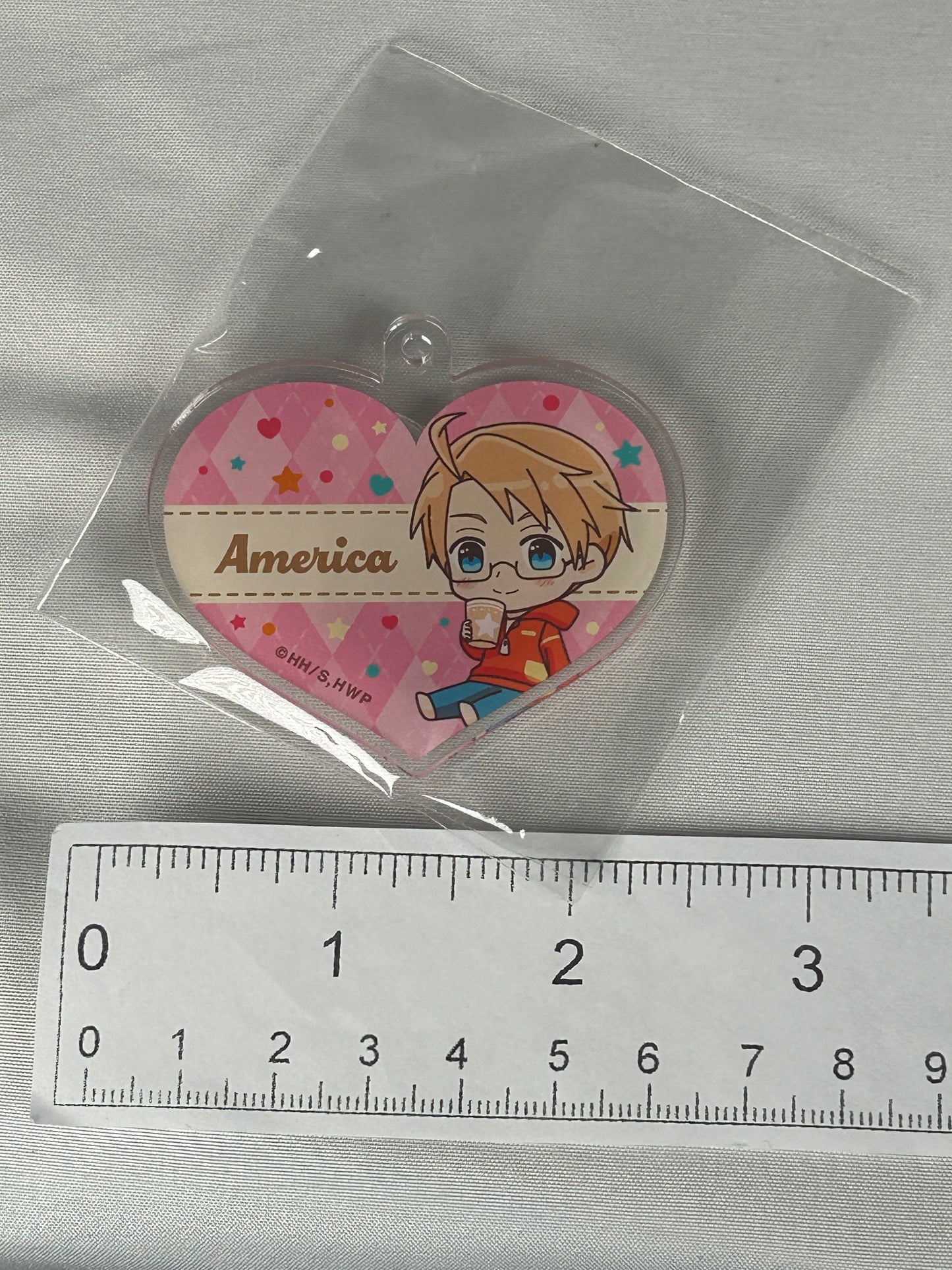 America Acrylic Keychain Hetalia World Stars Gallery Collaboration Cafe