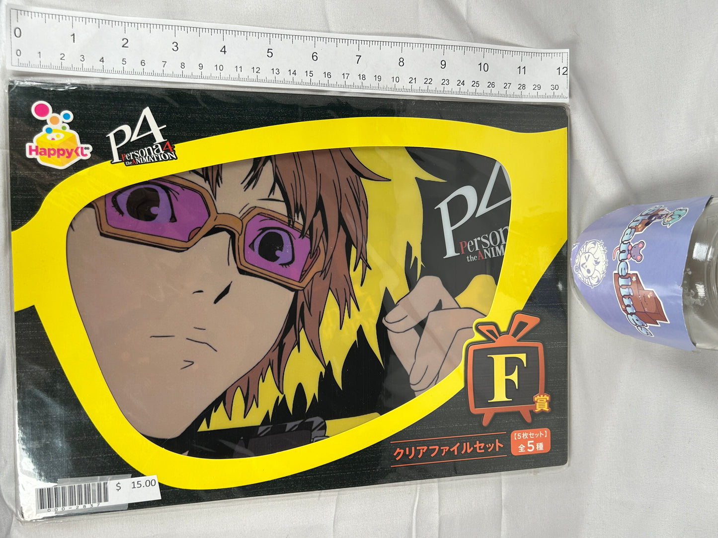 Yosuke Hanamura Clear File Set Persona 4 The Animation F Prize Happy Lottery