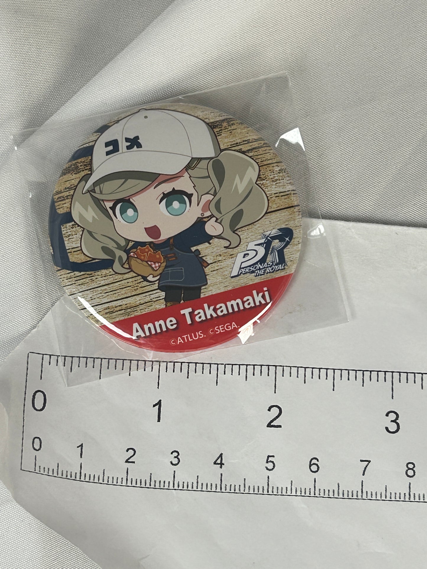 Ann Takamaki Button Badge Persona 5 Royal Baker Café Collaboration