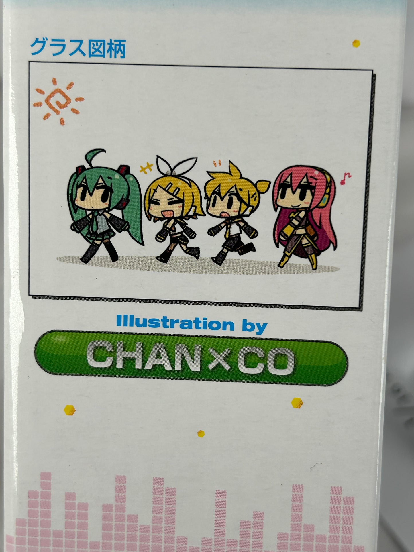 Hatsune Miku Glass Cup Happy Lottery E Prize CHANxCO Vocaloid
