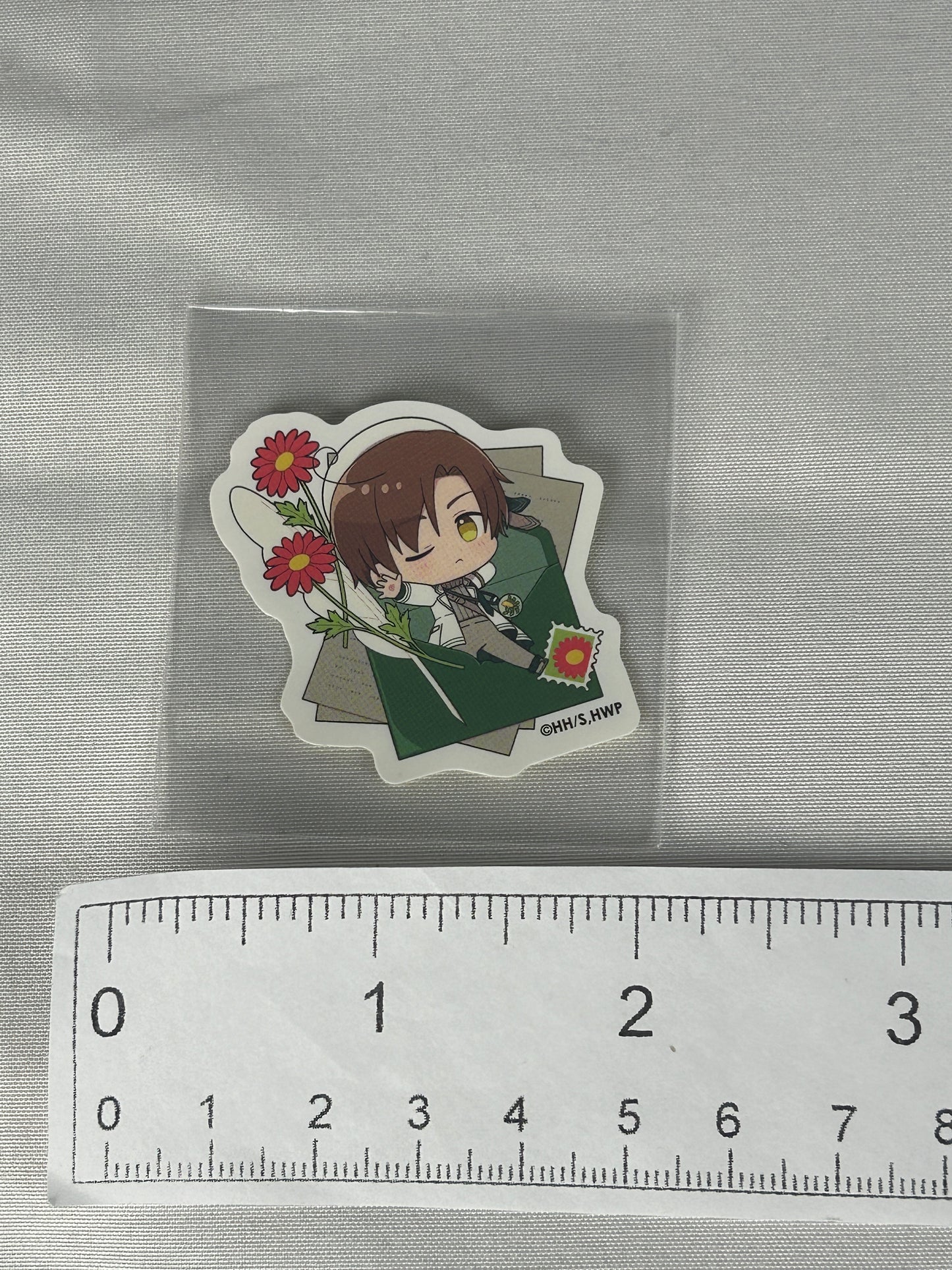 Italy Romano Botanical Letter Sticker Hetalia World Stars