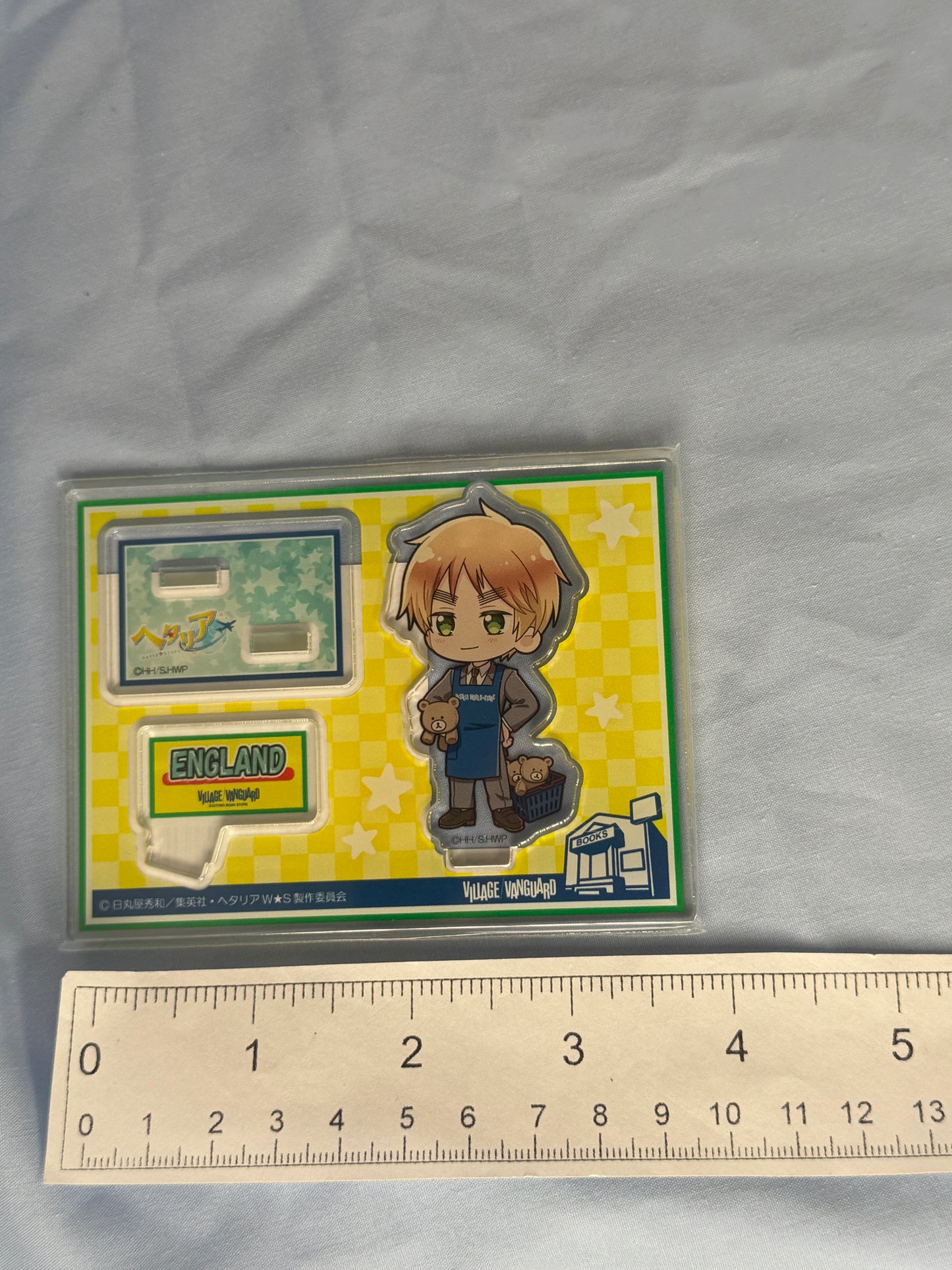 England UK Acrylic Stand Hetalia World Stars x Village Vanguard Collaboration