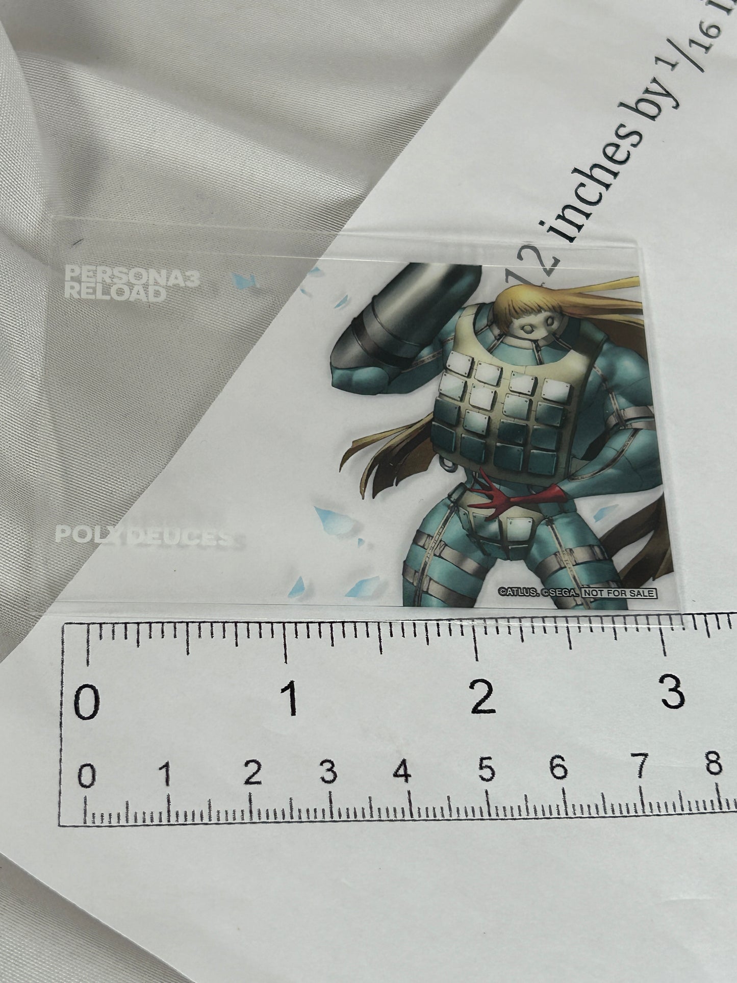 Polydeuces Akihiko Sanada Persona 3 Reload Clear Card