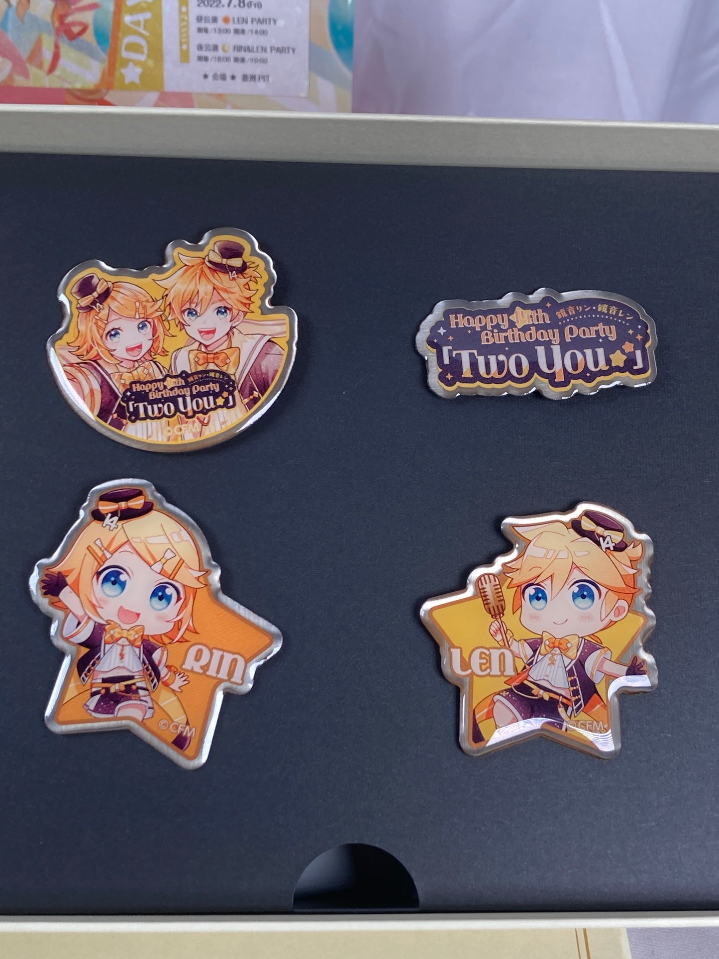 Kagamine Rin and Len 14th Anniversary Live Two You Special Seat Goods