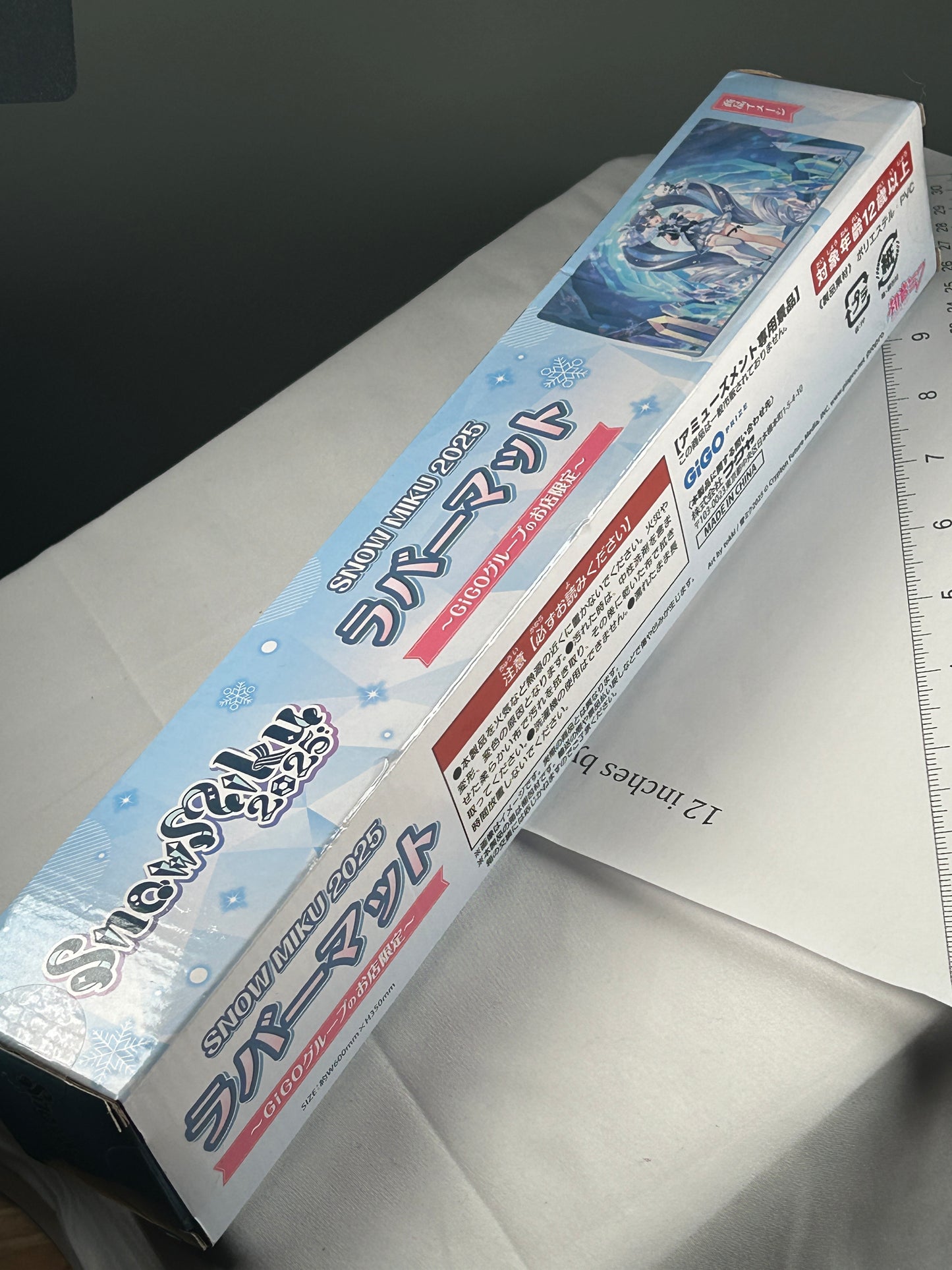 Snow Miku 2025 Hokkaido Rubber Mat Vocaloid GiGO Exclusive