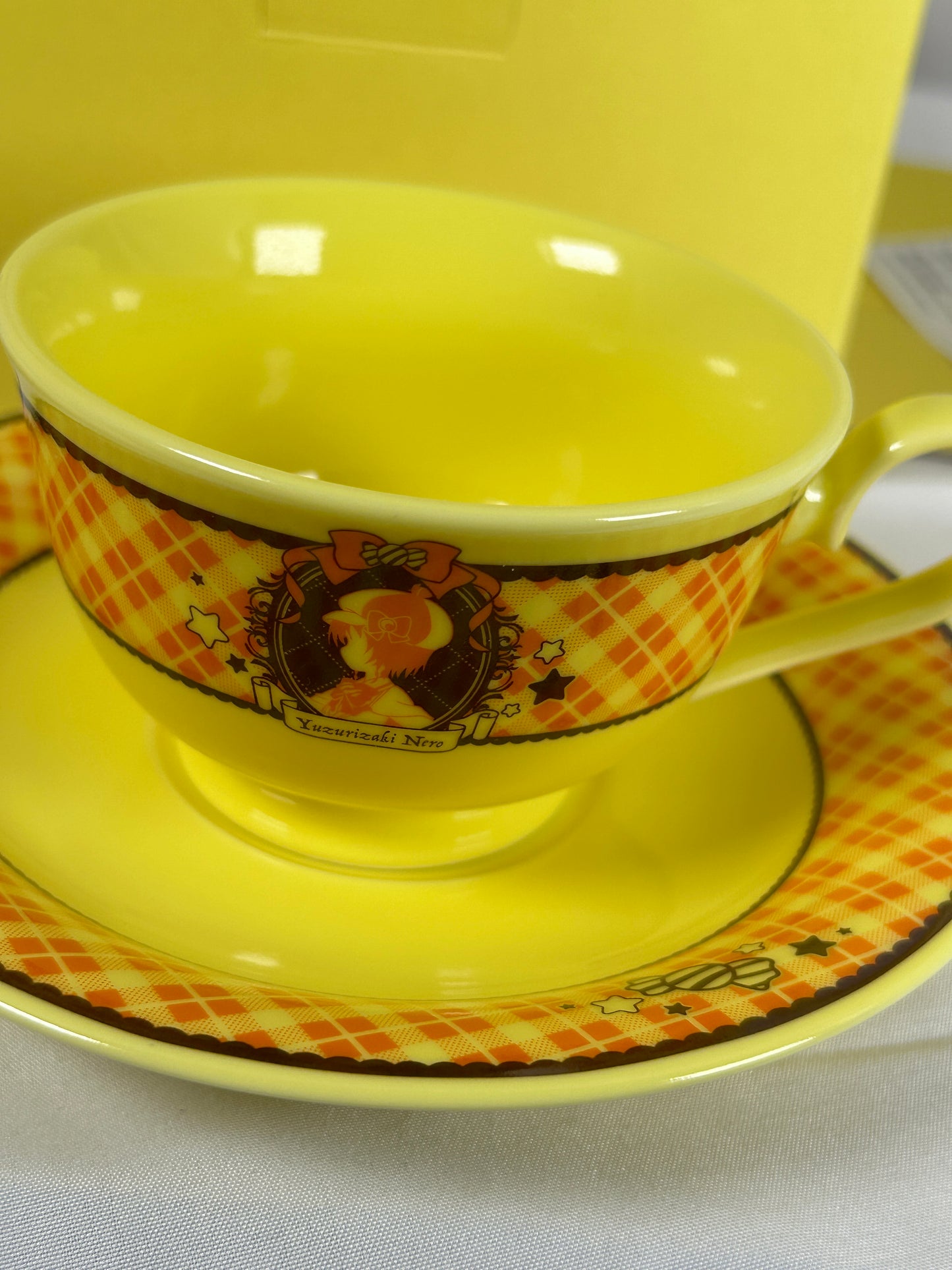 Yuzurizaki Nero Special Edition Tea Cup and Plate Milky Holmes