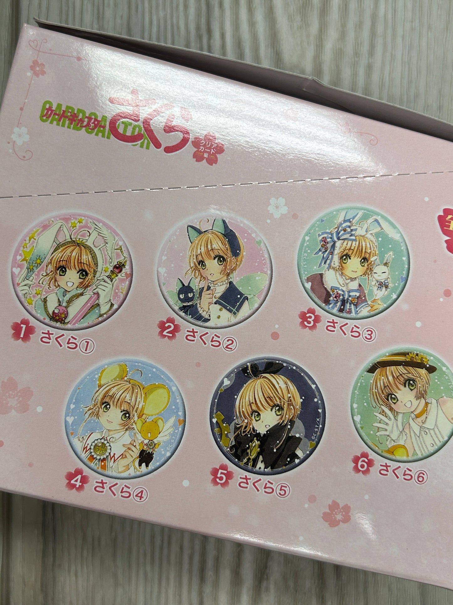 Complete Cardcaptor Sakura Clear Card Character Badge Collection 1 Box